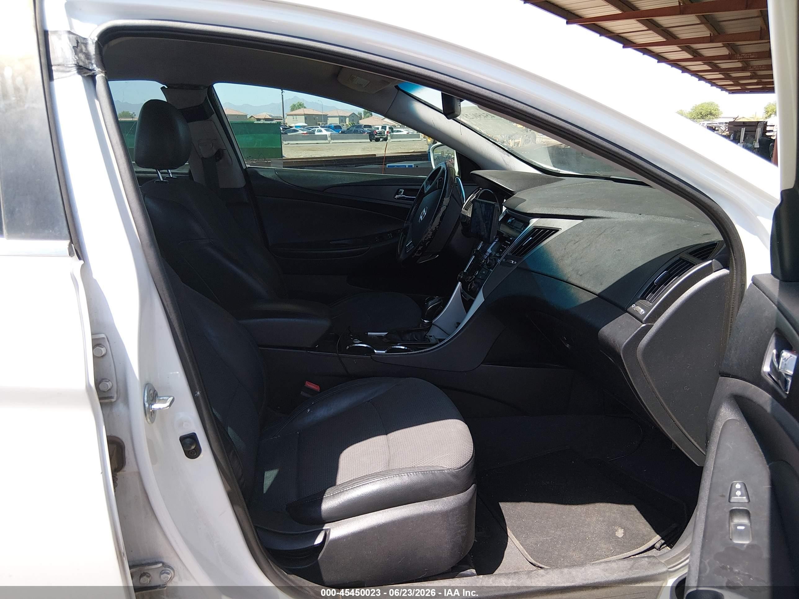 2013 Hyundai Sonata Se White vin: 5NPEC4AC3DH741300