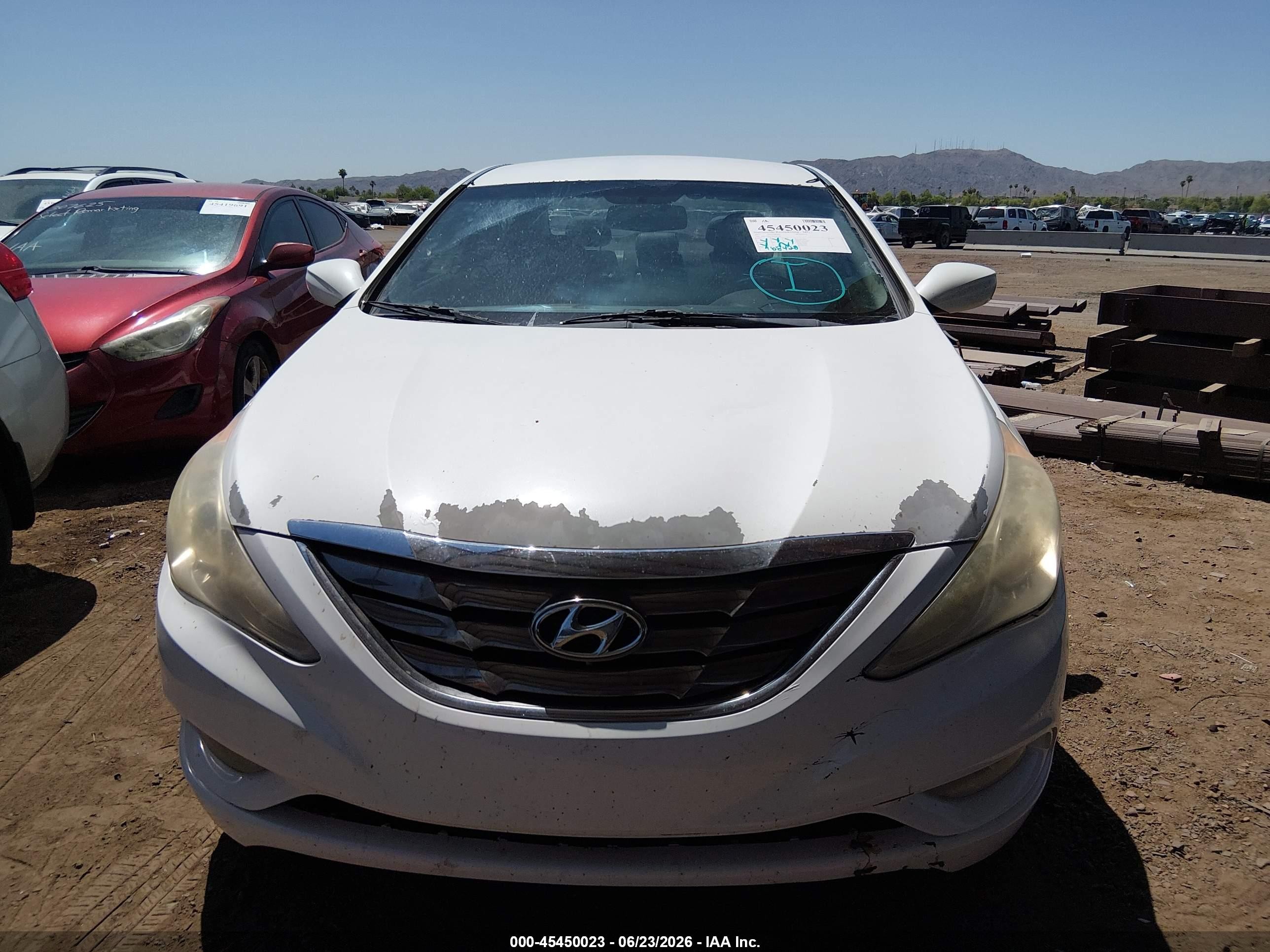 2013 Hyundai Sonata Se White vin: 5NPEC4AC3DH741300