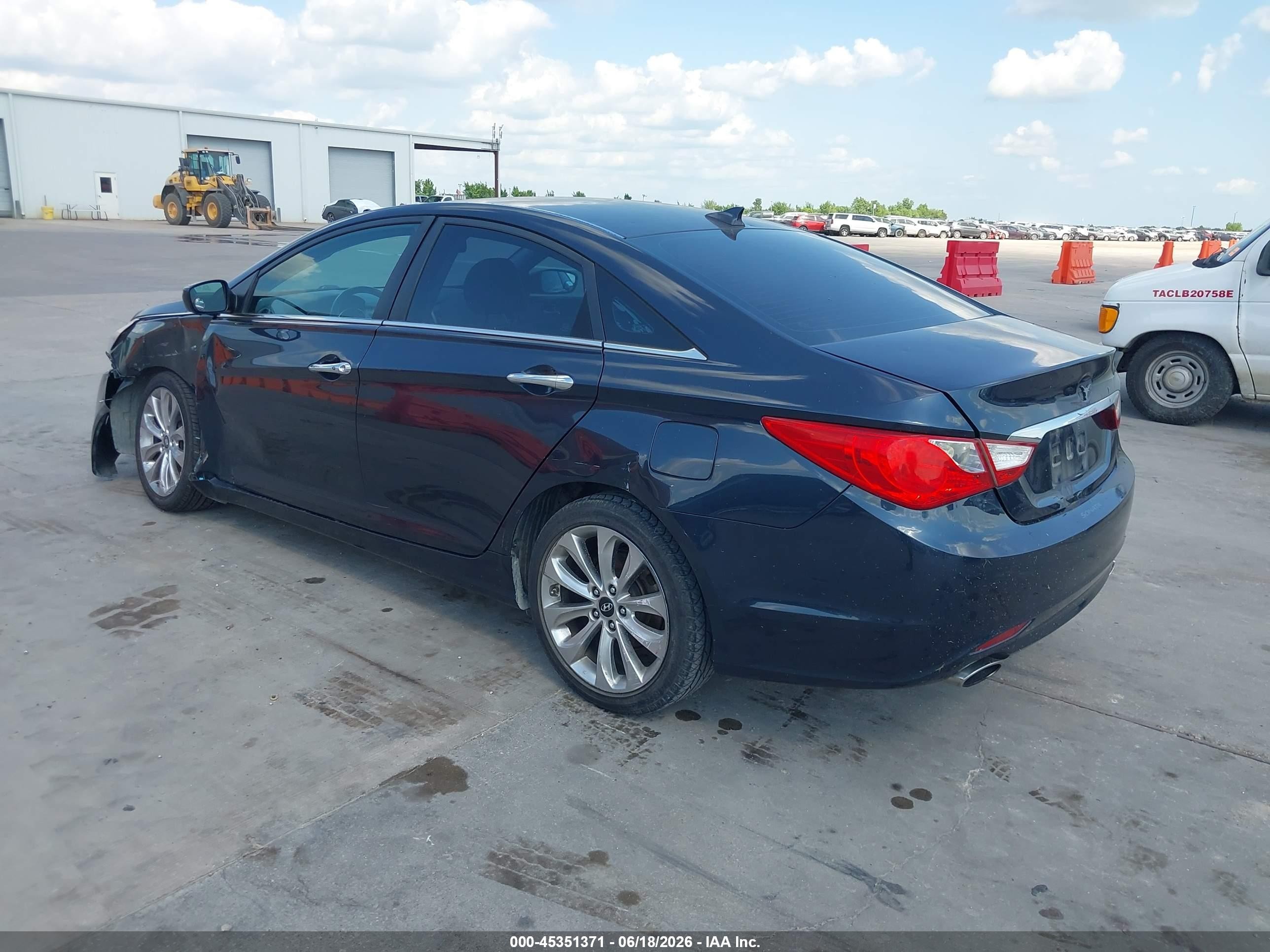 2013 Hyundai Sonata Se Blue vin: 5NPEC4AC3DH786804
