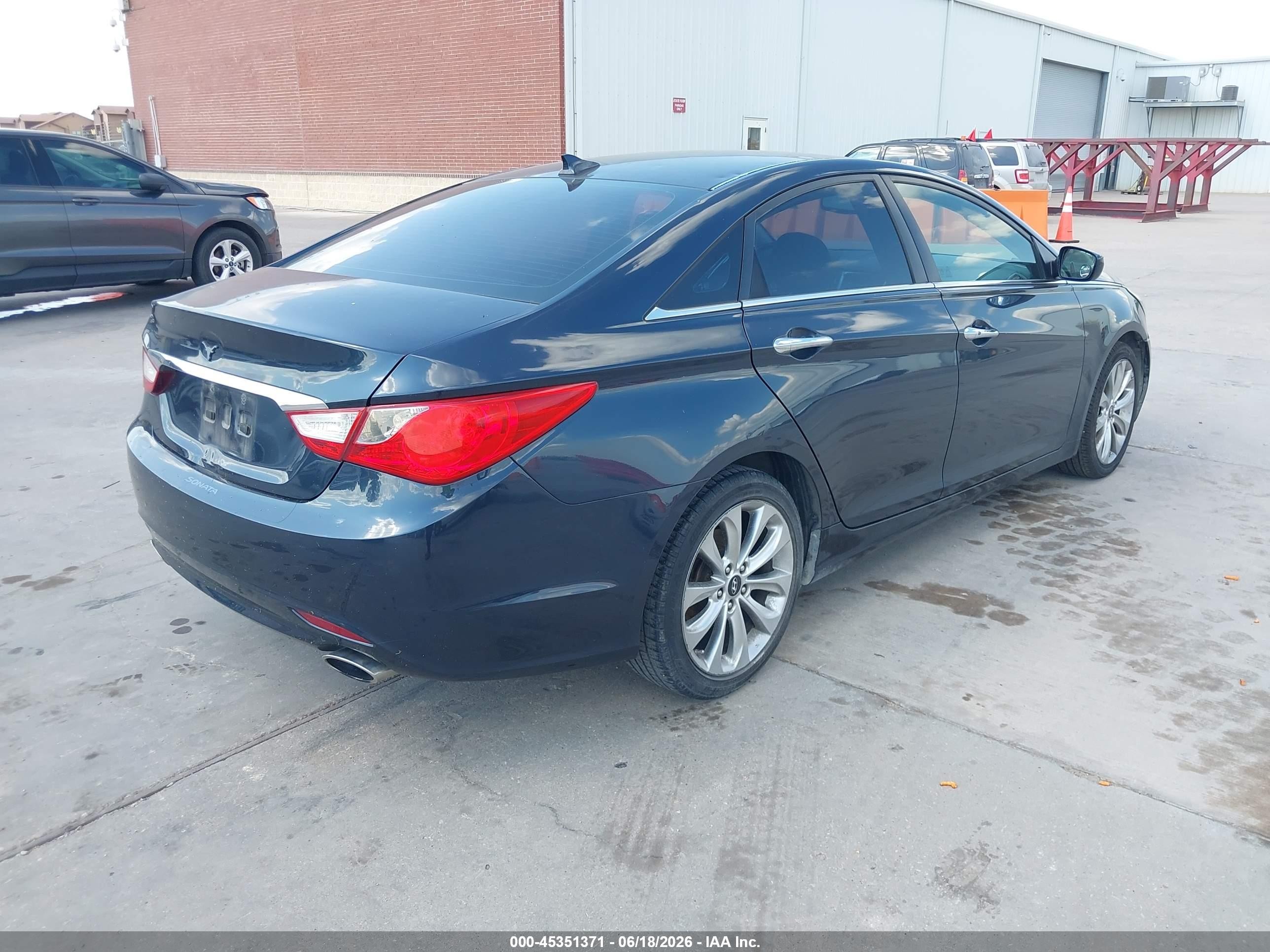 2013 Hyundai Sonata Se Blue vin: 5NPEC4AC3DH786804