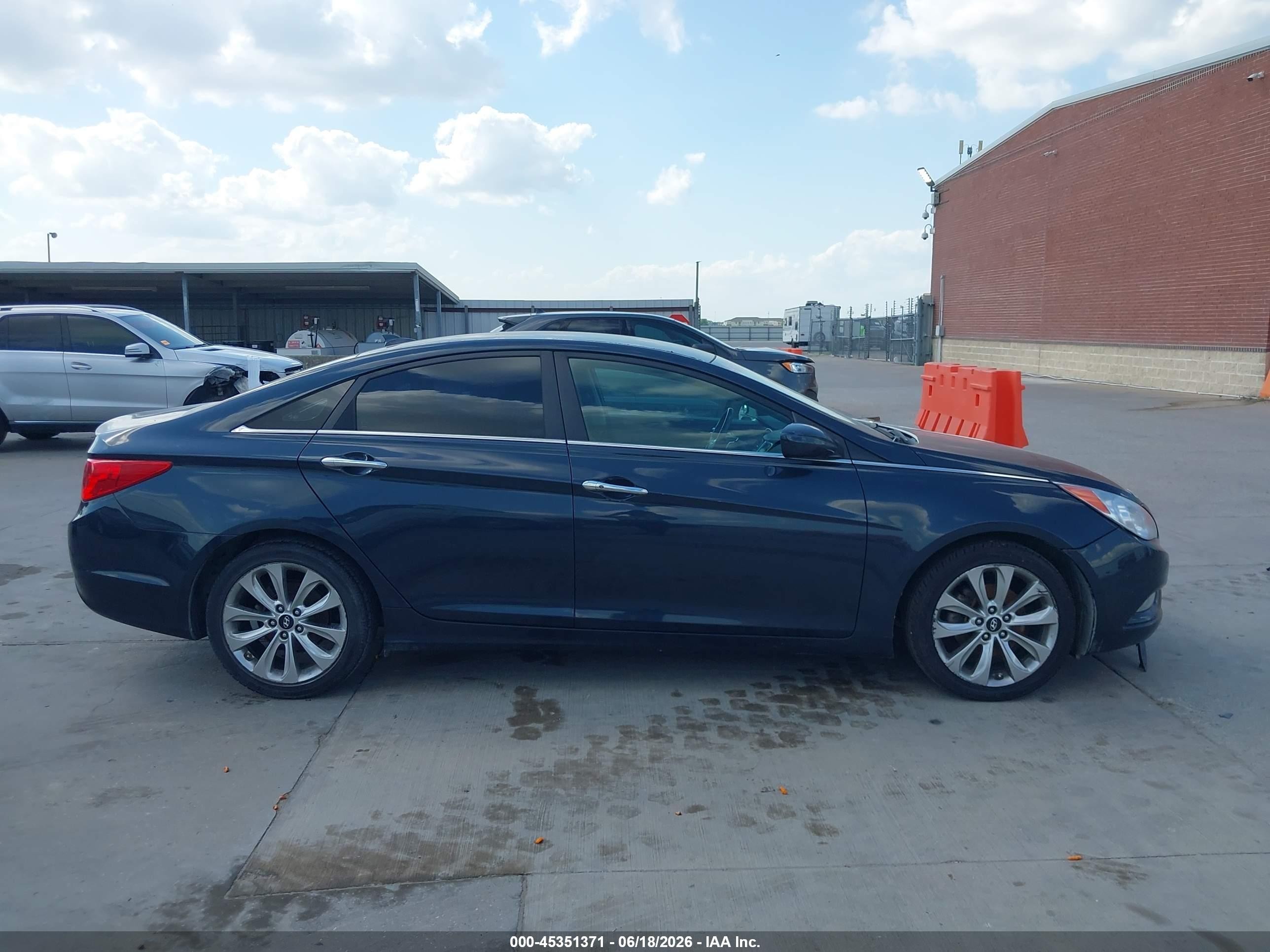 2013 Hyundai Sonata Se Blue vin: 5NPEC4AC3DH786804