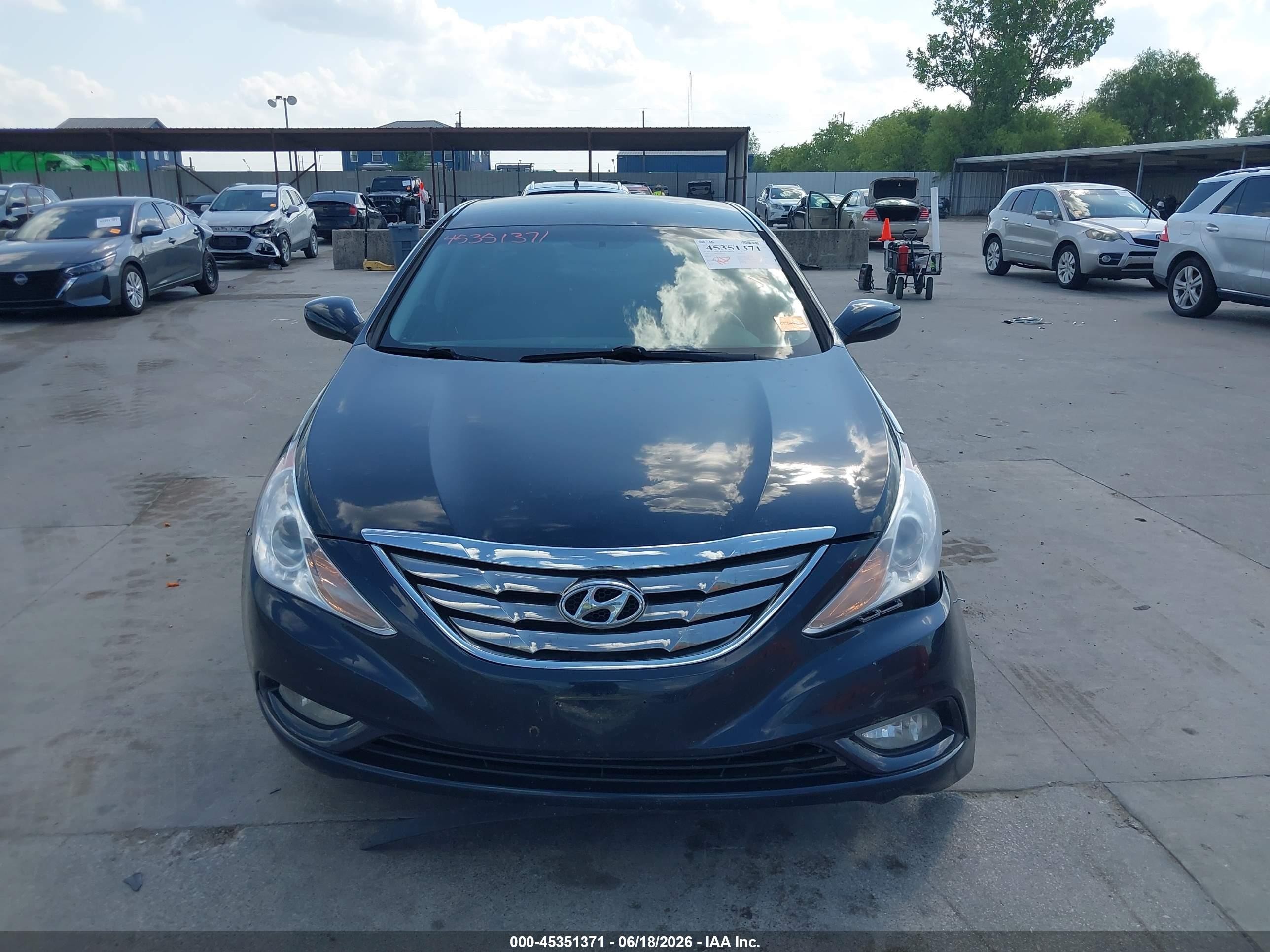 2013 Hyundai Sonata Se Blue vin: 5NPEC4AC3DH786804