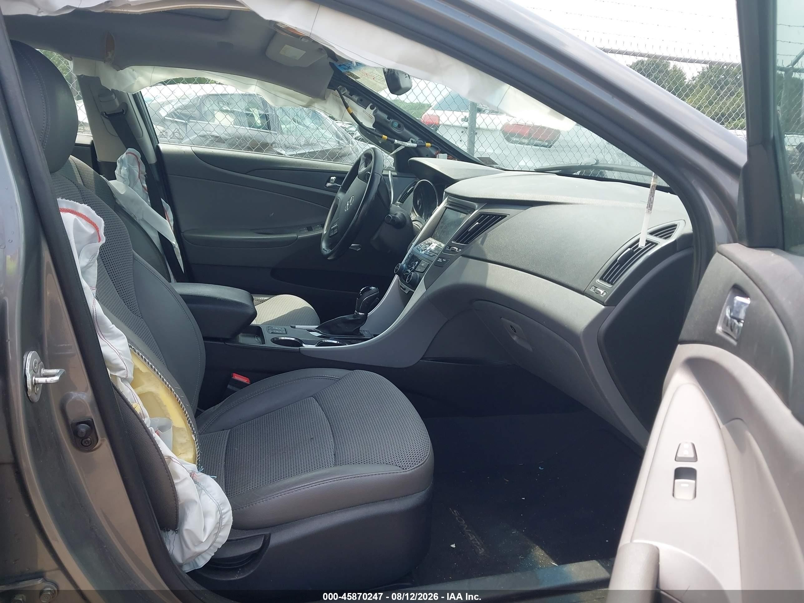 2013 Hyundai Sonata Se Gray vin: 5NPEC4AC3DH792960