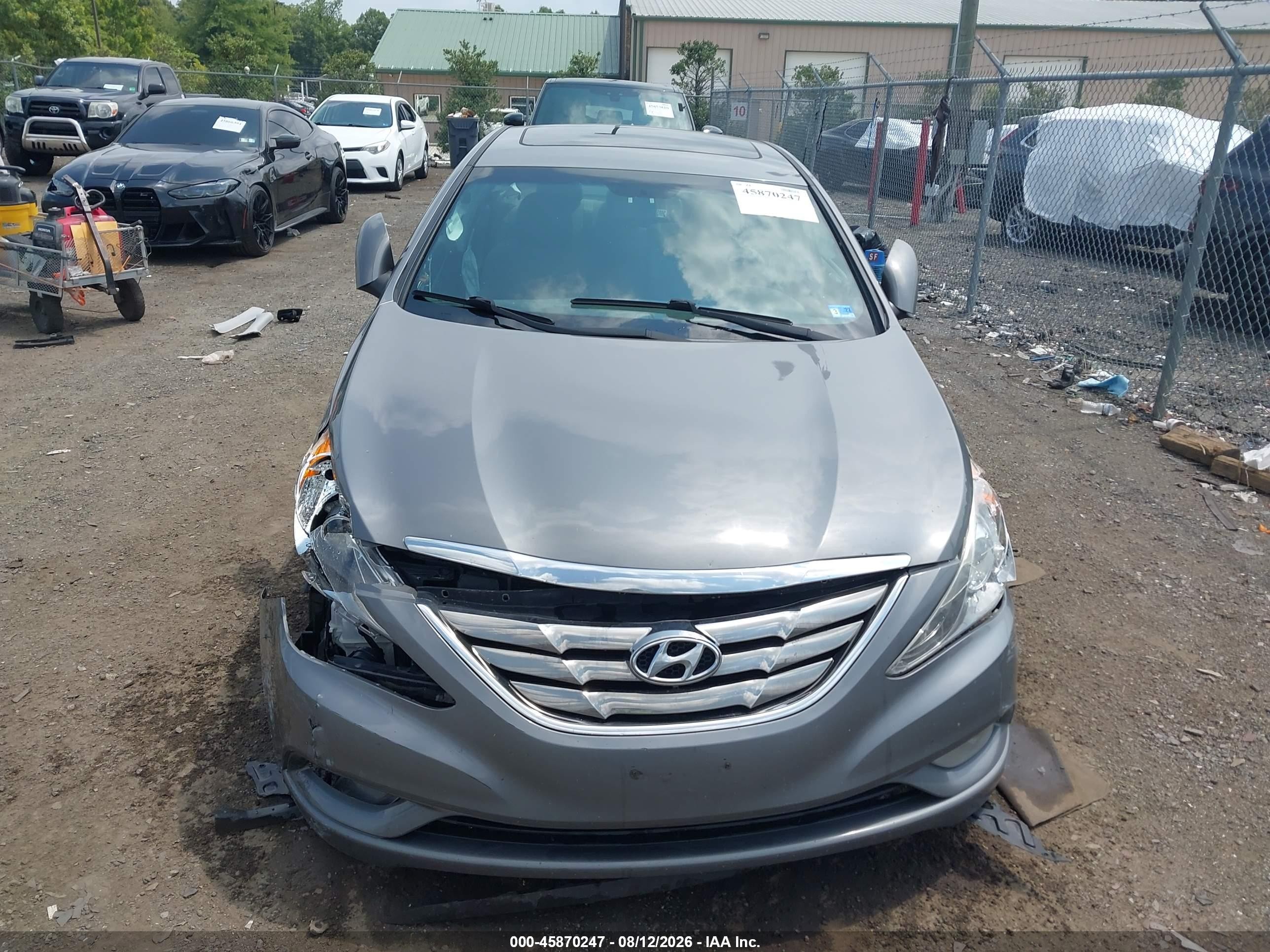 2013 Hyundai Sonata Se Gray vin: 5NPEC4AC3DH792960