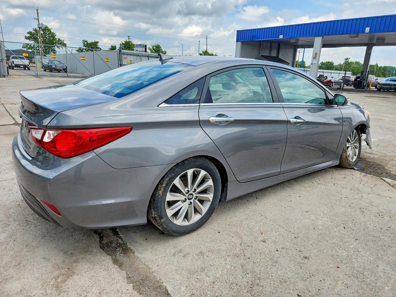 2014 Hyundai Sonata Limited Silver vin: 5NPEC4AC3EH816532