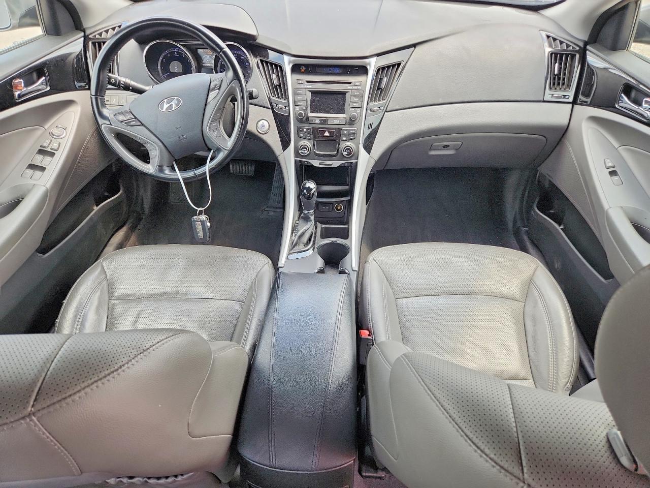 2014 Hyundai Sonata Limited Silver vin: 5NPEC4AC3EH816532