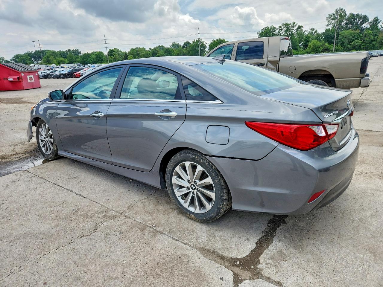 2014 Hyundai Sonata Limited Silver vin: 5NPEC4AC3EH816532