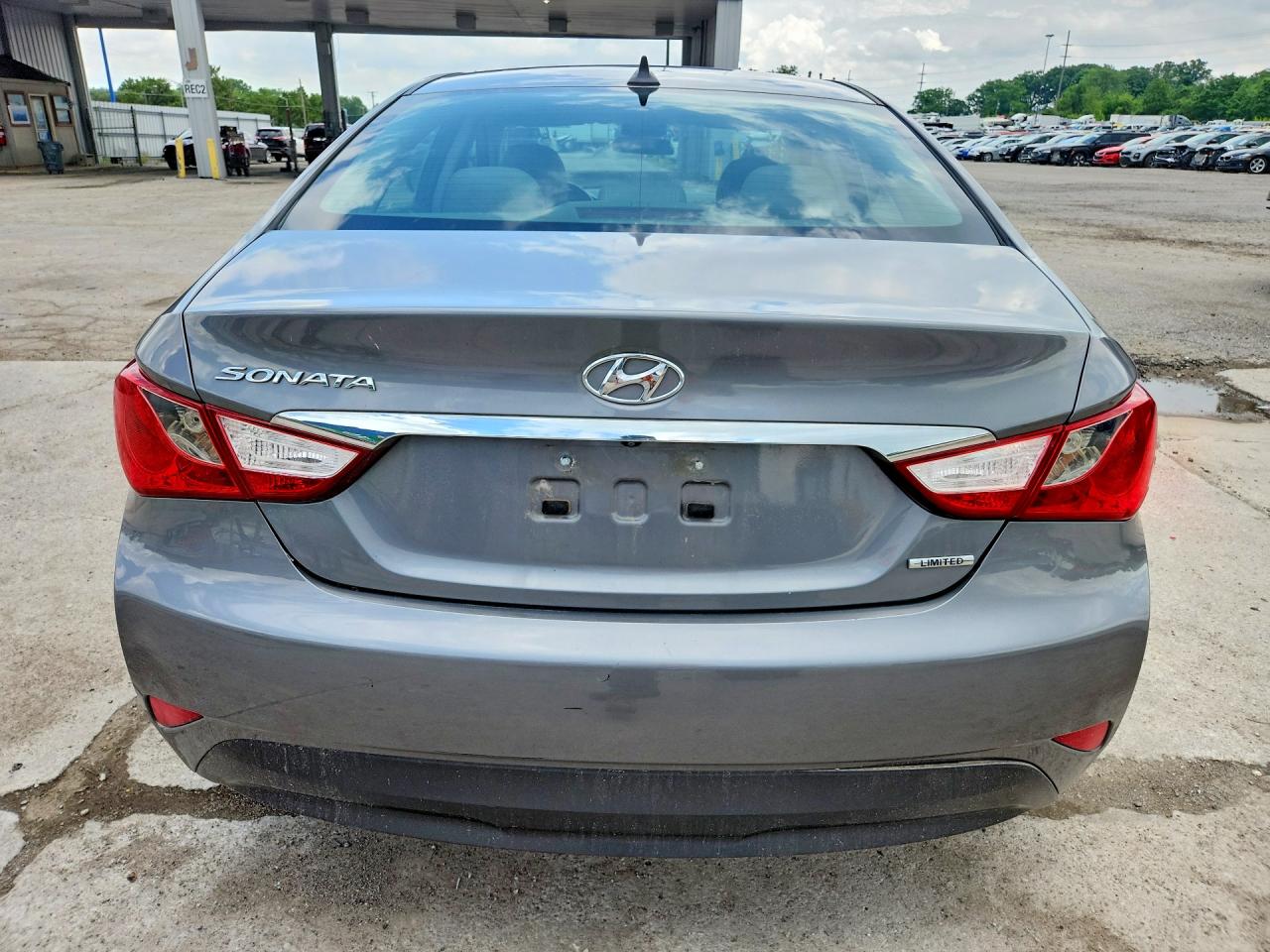 2014 Hyundai Sonata Limited Silver vin: 5NPEC4AC3EH816532