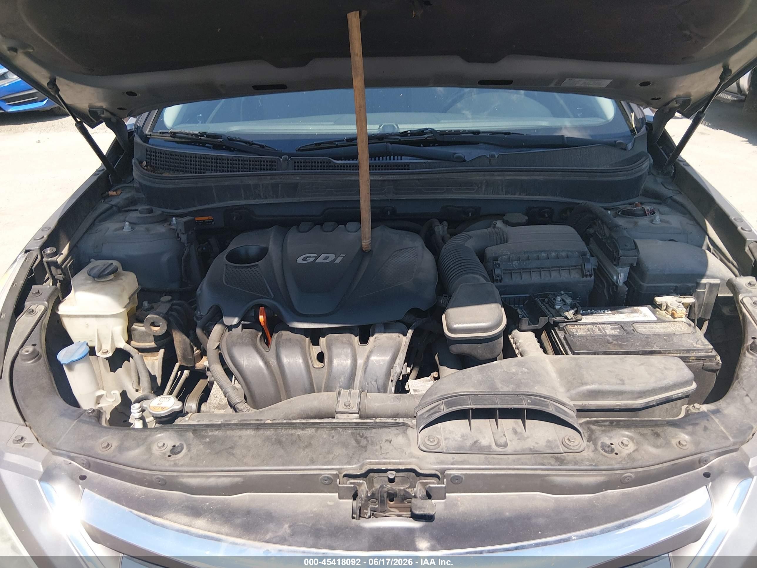 2014 Hyundai Sonata Se Gray vin: 5NPEC4AC3EH820354