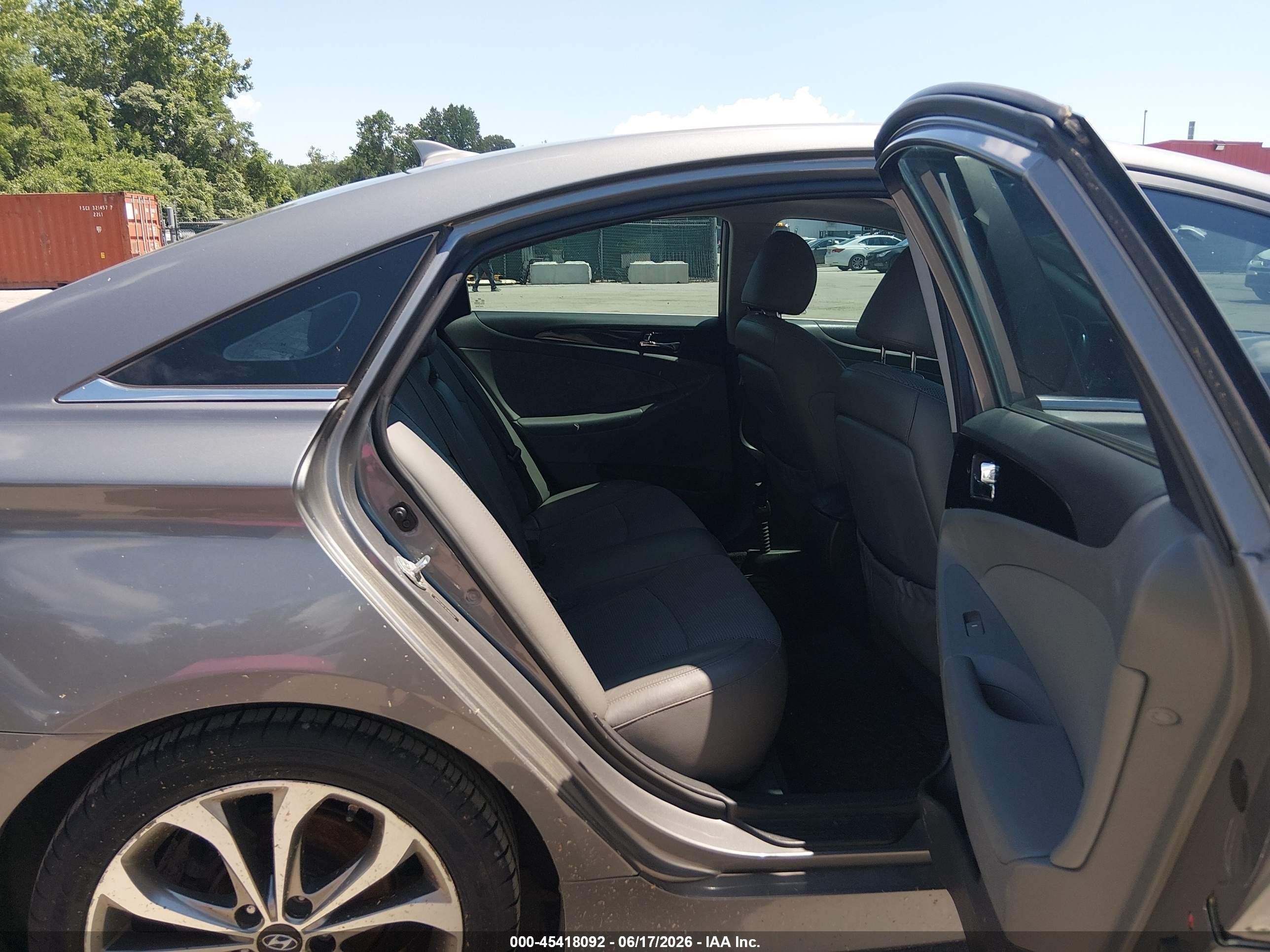2014 Hyundai Sonata Se Gray vin: 5NPEC4AC3EH820354