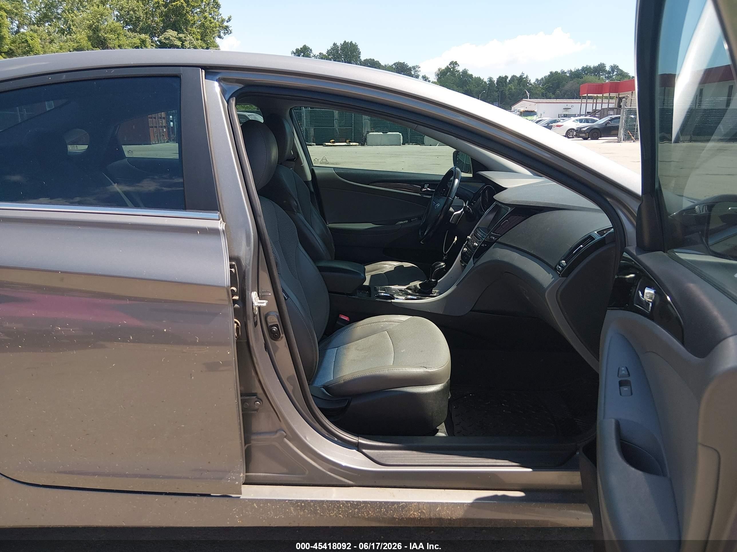 2014 Hyundai Sonata Se Gray vin: 5NPEC4AC3EH820354