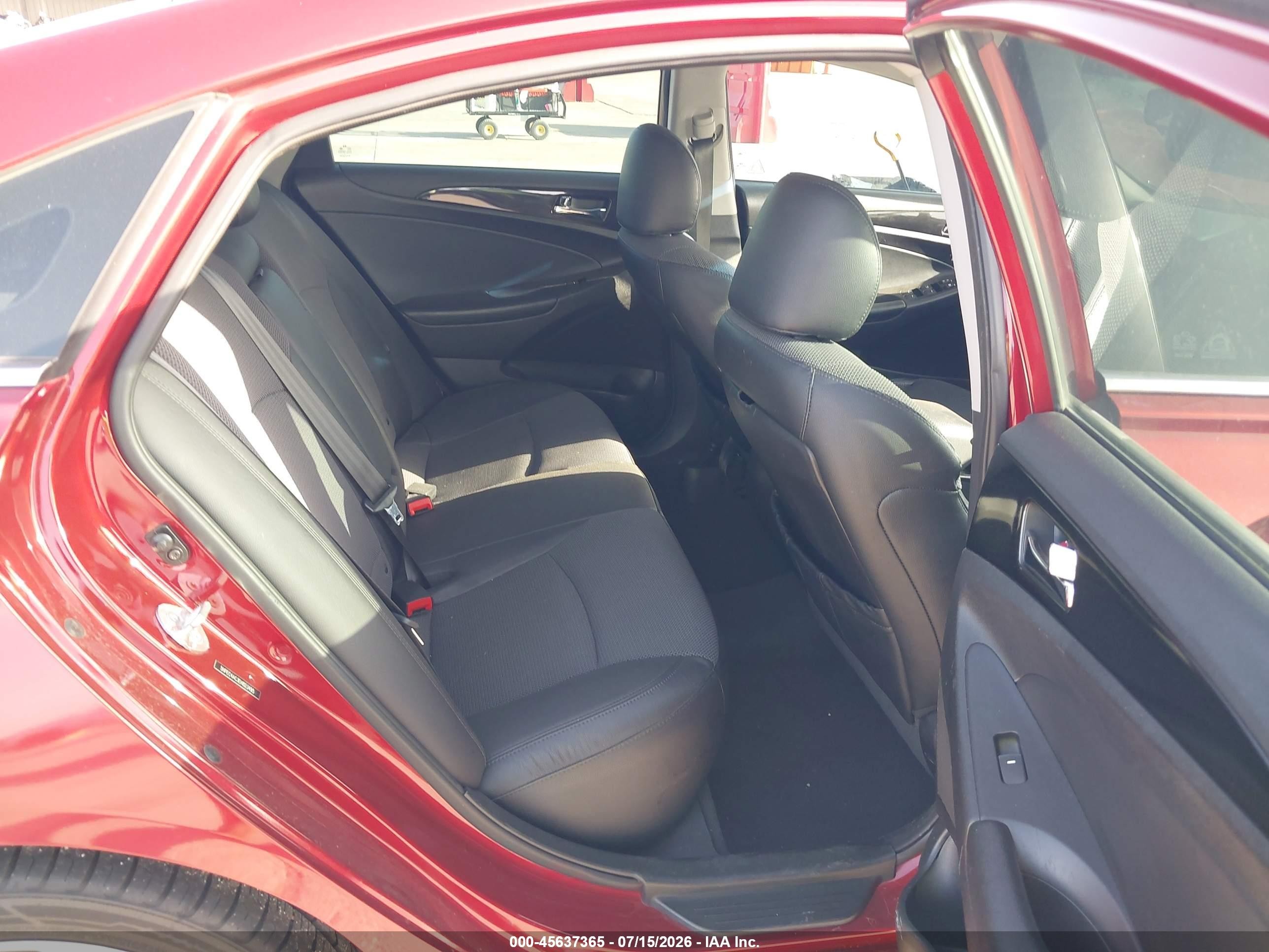 2014 Hyundai Sonata Se Red vin: 5NPEC4AC3EH823495