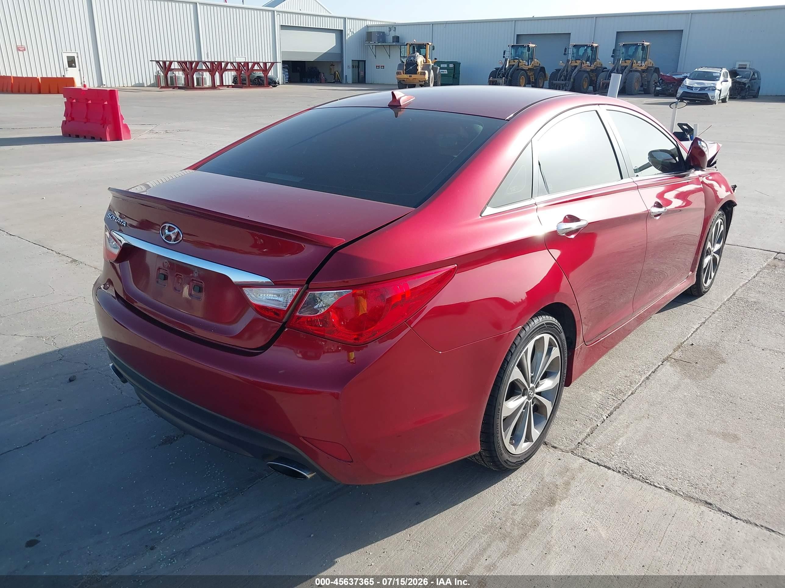 2014 Hyundai Sonata Se Red vin: 5NPEC4AC3EH823495