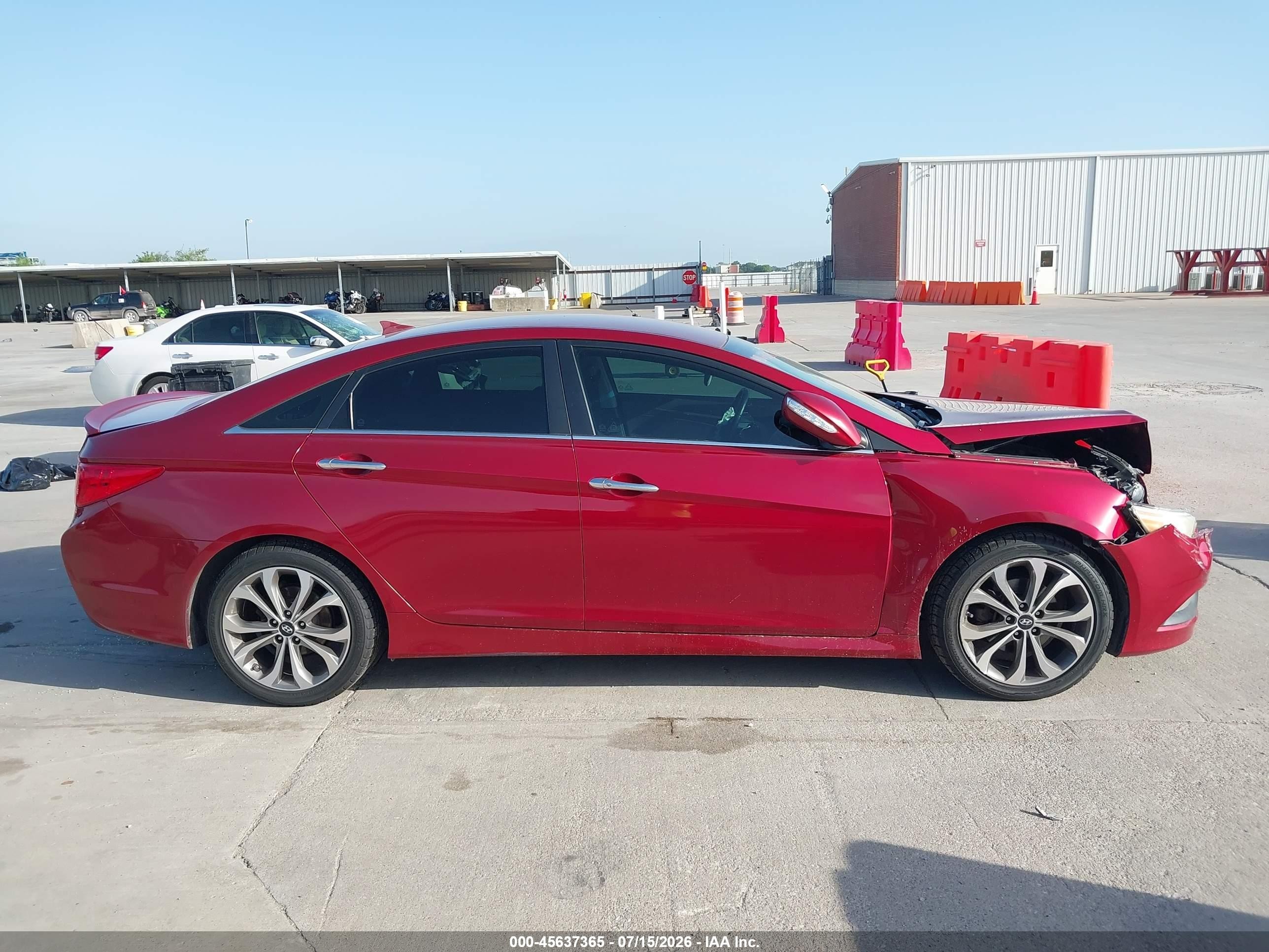 2014 Hyundai Sonata Se Red vin: 5NPEC4AC3EH823495