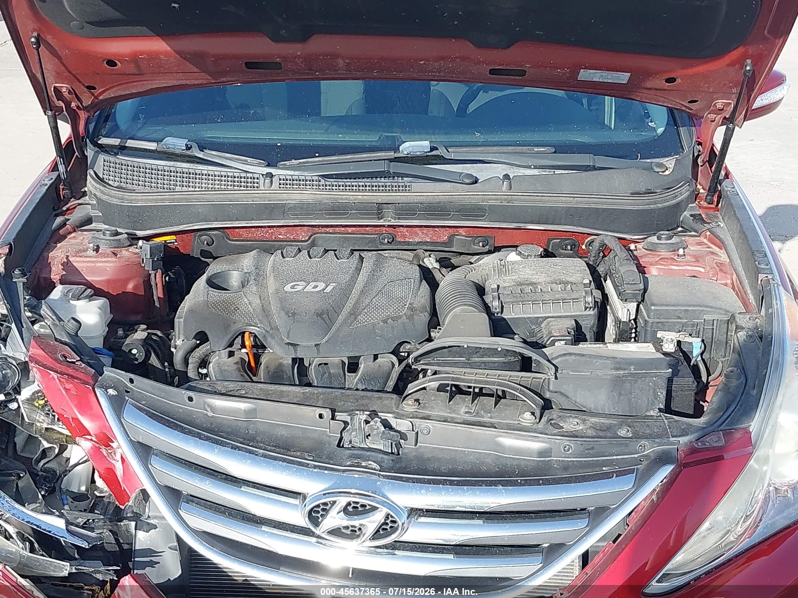 2014 Hyundai Sonata Se Red vin: 5NPEC4AC3EH823495