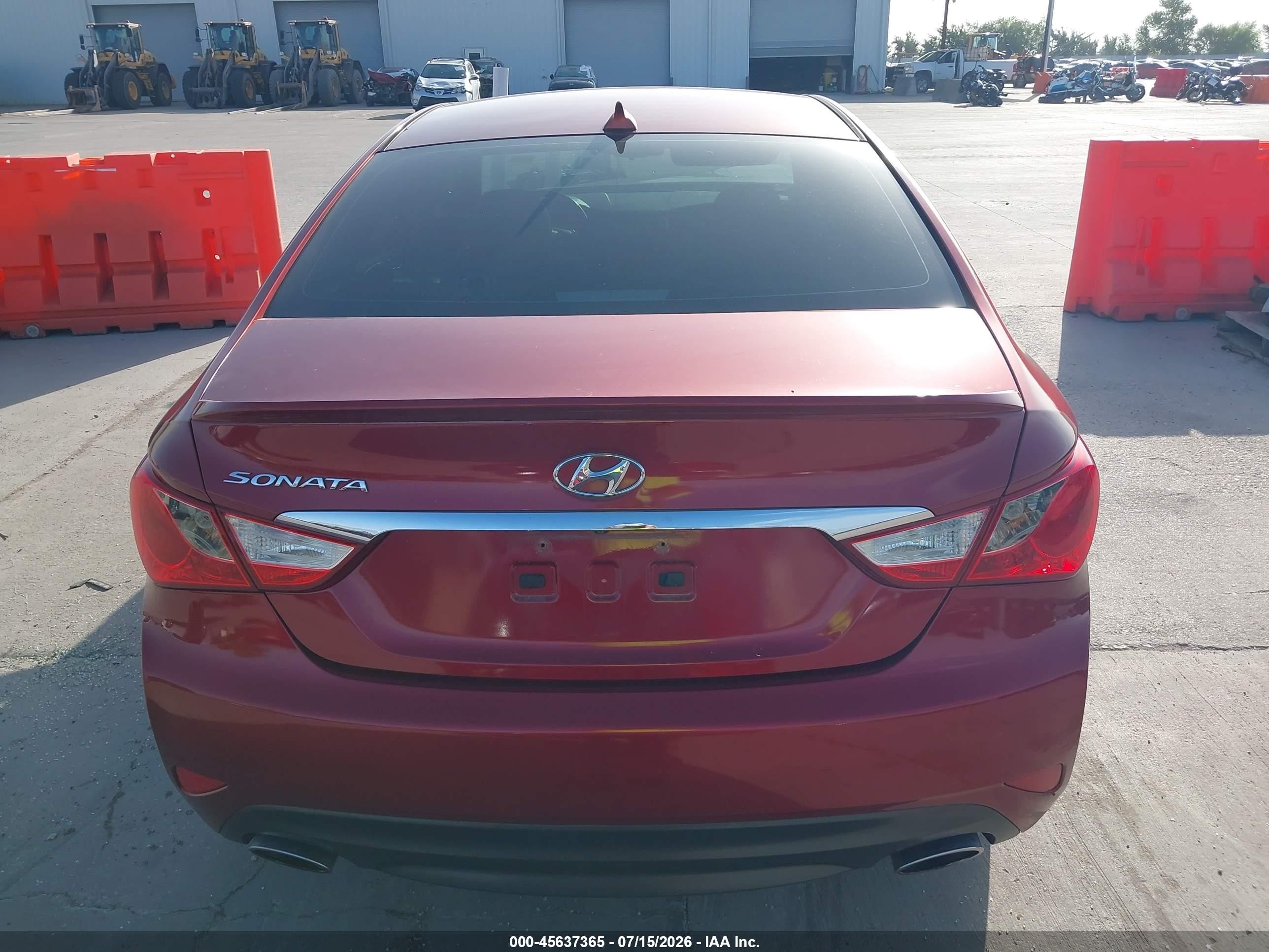 2014 Hyundai Sonata Se Red vin: 5NPEC4AC3EH823495
