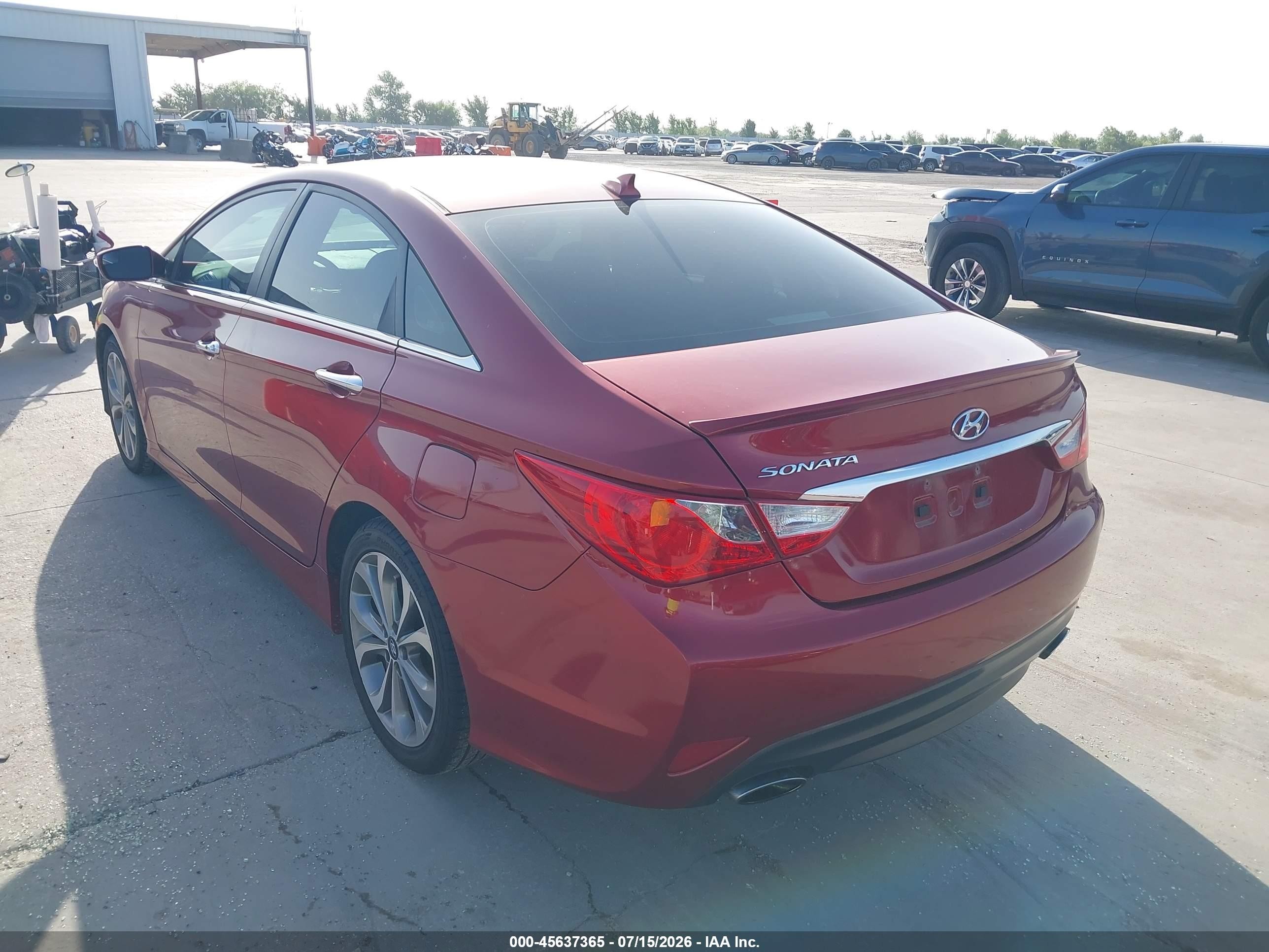 2014 Hyundai Sonata Se Red vin: 5NPEC4AC3EH823495