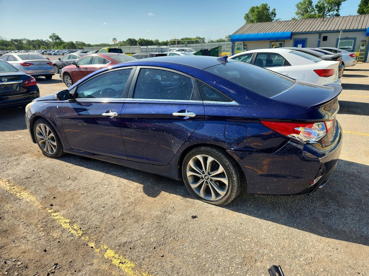 2014 Hyundai Sonata Se Blue vin: 5NPEC4AC3EH825683