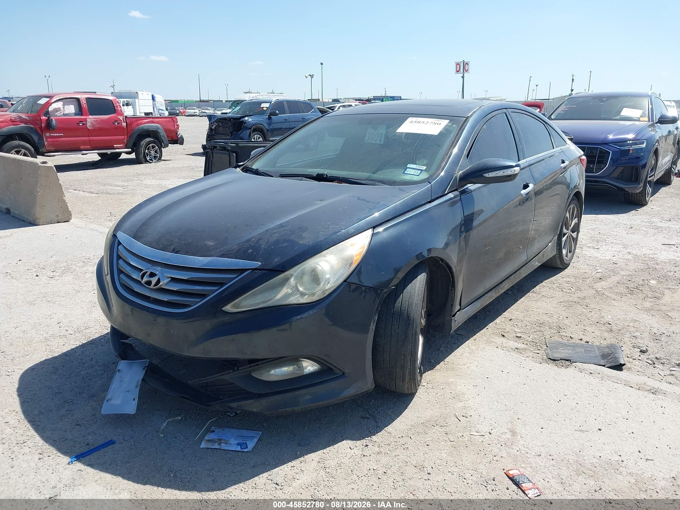 2014 Hyundai Sonata Se Dark Blue vin: 5NPEC4AC3EH864273