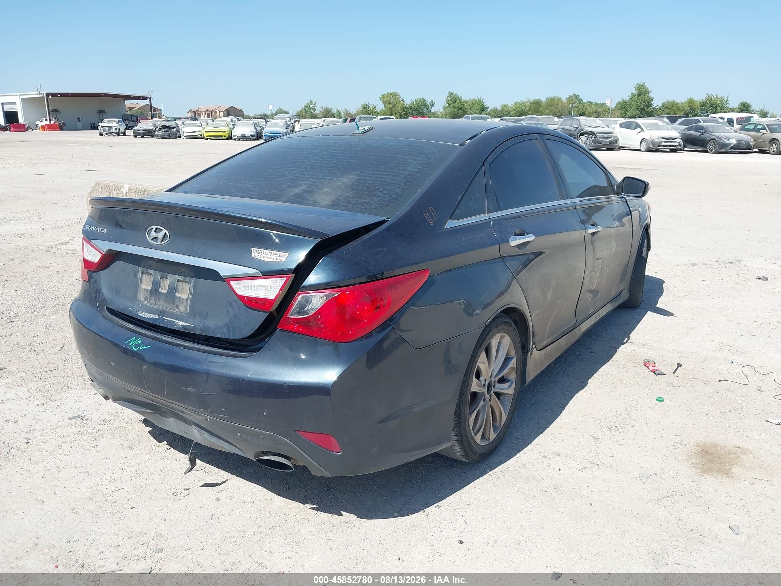 2014 Hyundai Sonata Se Dark Blue vin: 5NPEC4AC3EH864273
