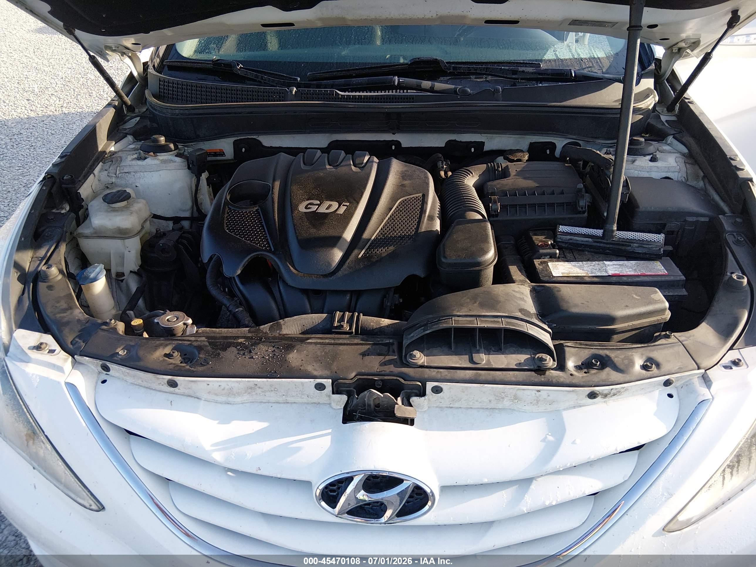 2014 Hyundai Sonata Se White vin: 5NPEC4AC3EH873801