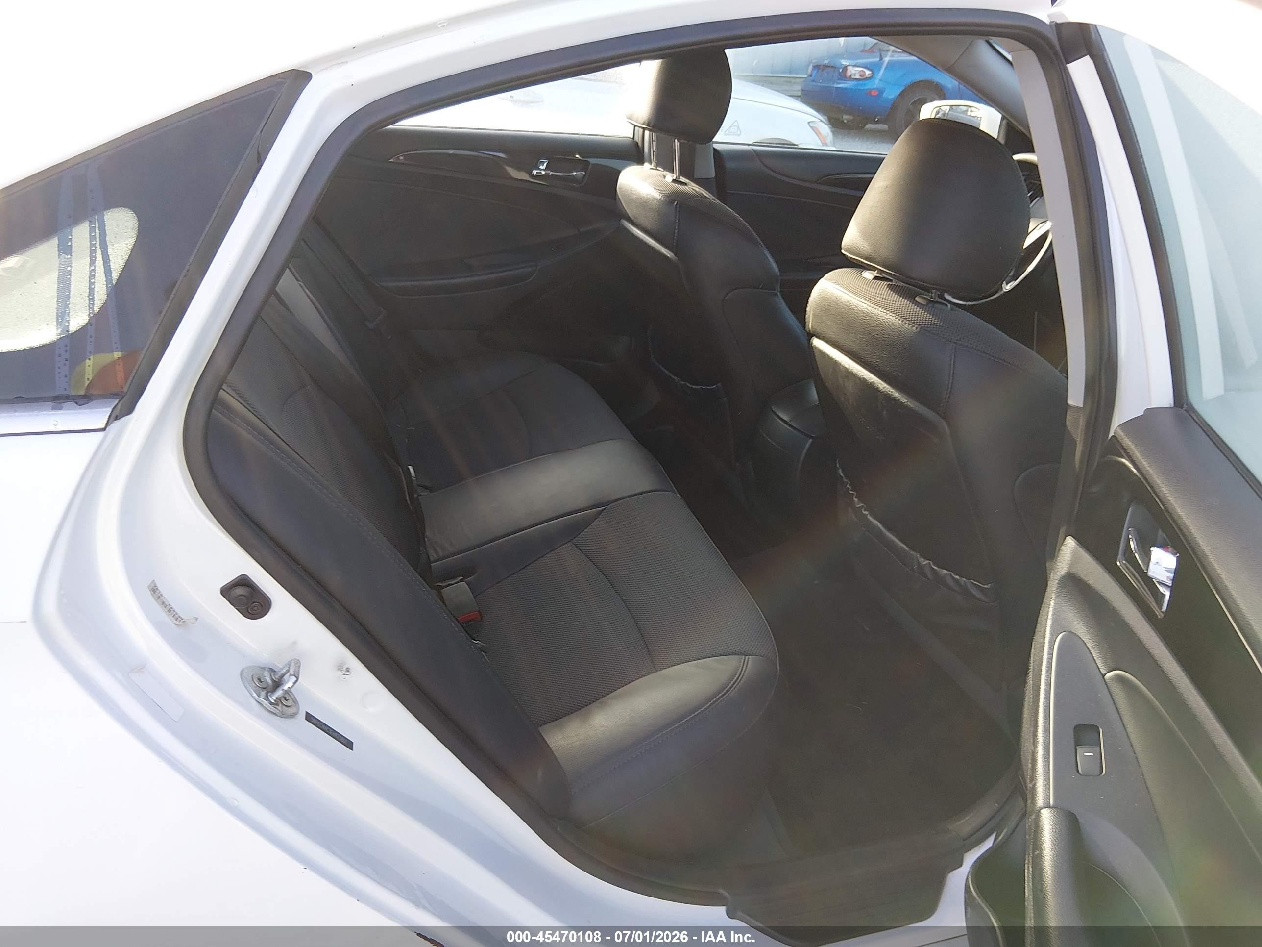 2014 Hyundai Sonata Se White vin: 5NPEC4AC3EH873801