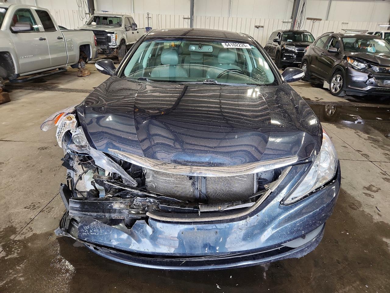 2014 Hyundai Sonata Limited Blue vin: 5NPEC4AC3EH913505