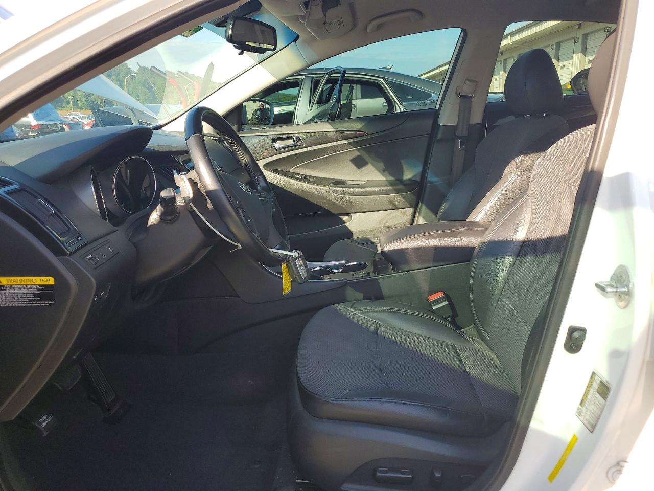 2014 Hyundai Sonata Se White vin: 5NPEC4AC3EH921247