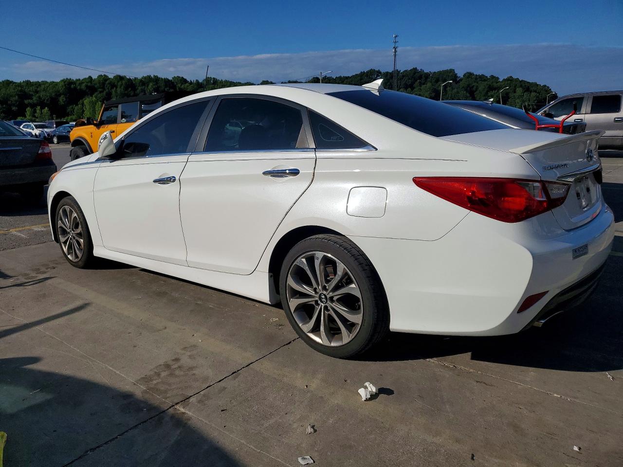2014 Hyundai Sonata Se White vin: 5NPEC4AC3EH921247