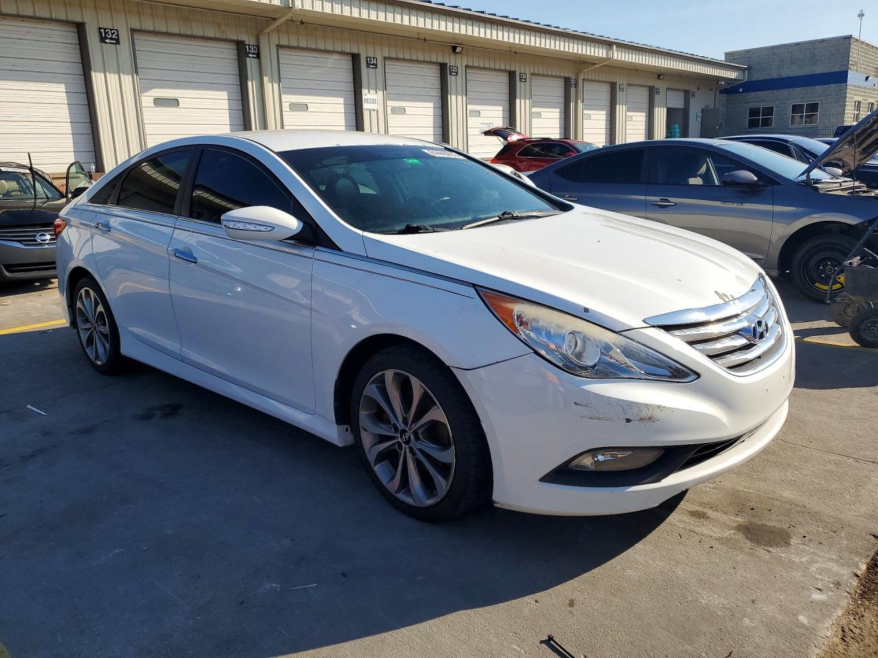 2014 Hyundai Sonata Se White vin: 5NPEC4AC3EH921247