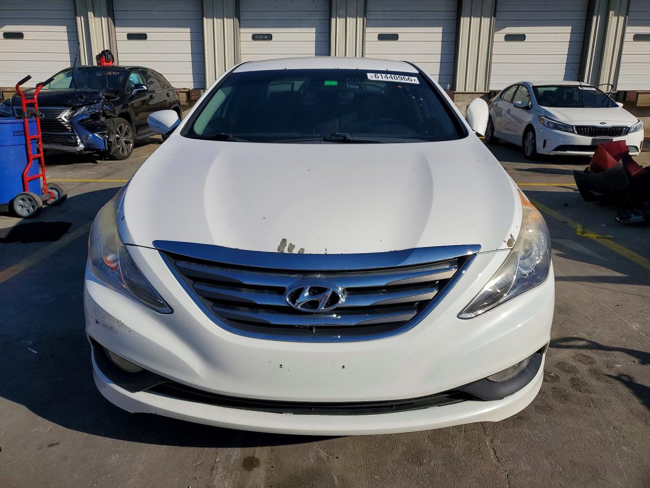 2014 Hyundai Sonata Se White vin: 5NPEC4AC3EH921247
