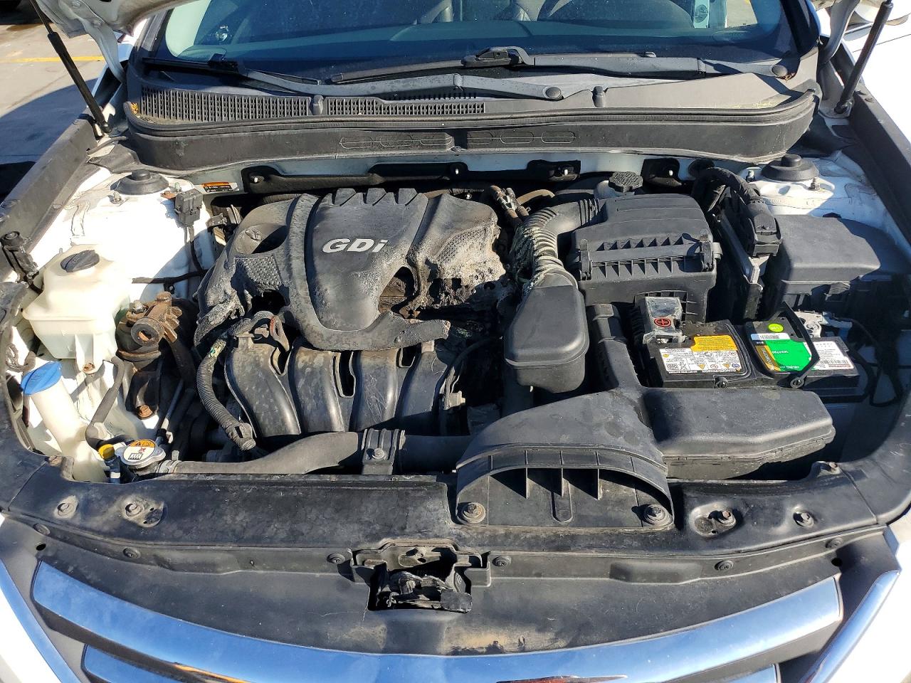 2014 Hyundai Sonata Se White vin: 5NPEC4AC3EH921247