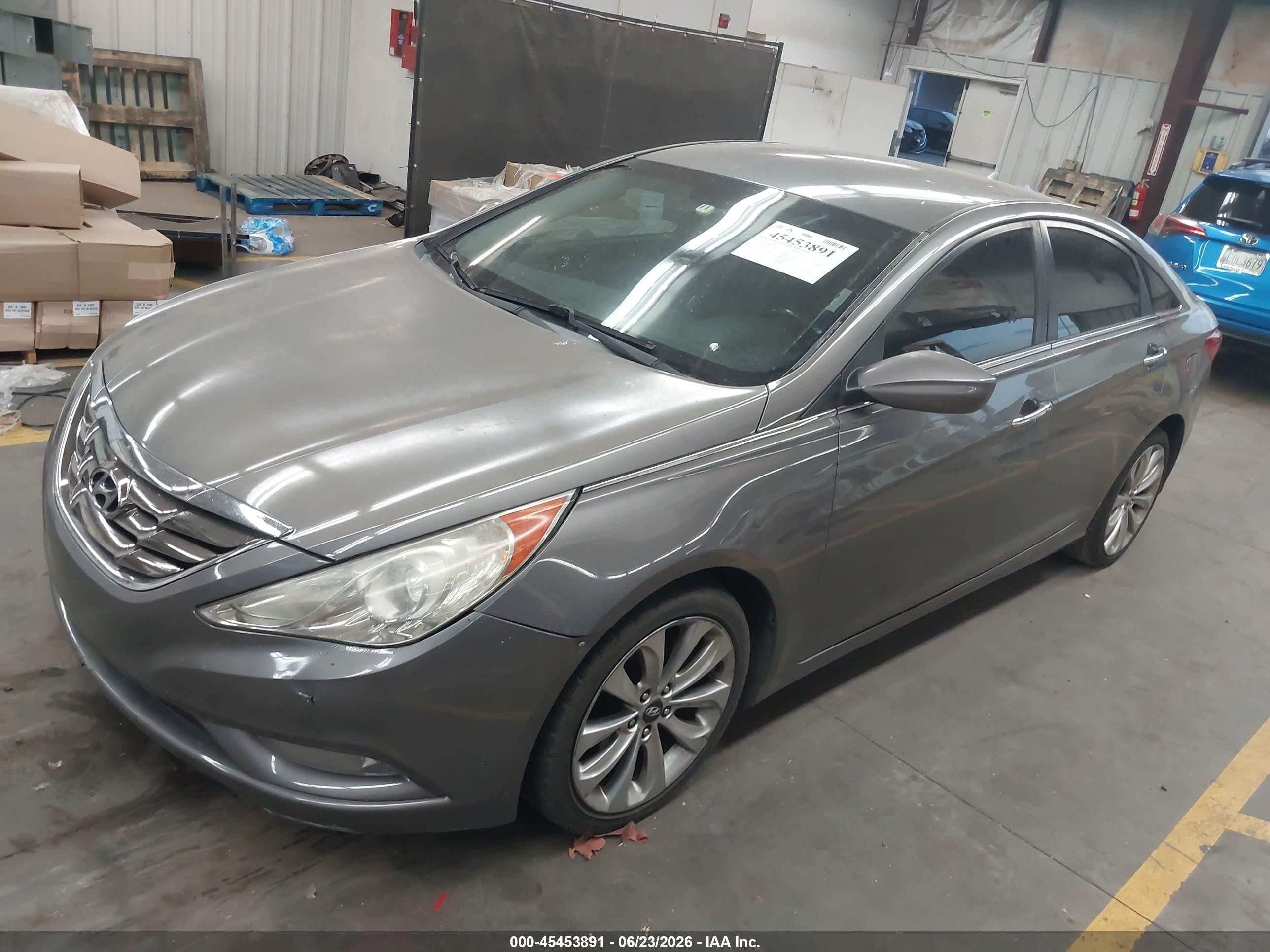 2011 Hyundai Sonata Se Gray vin: 5NPEC4AC4BH023915
