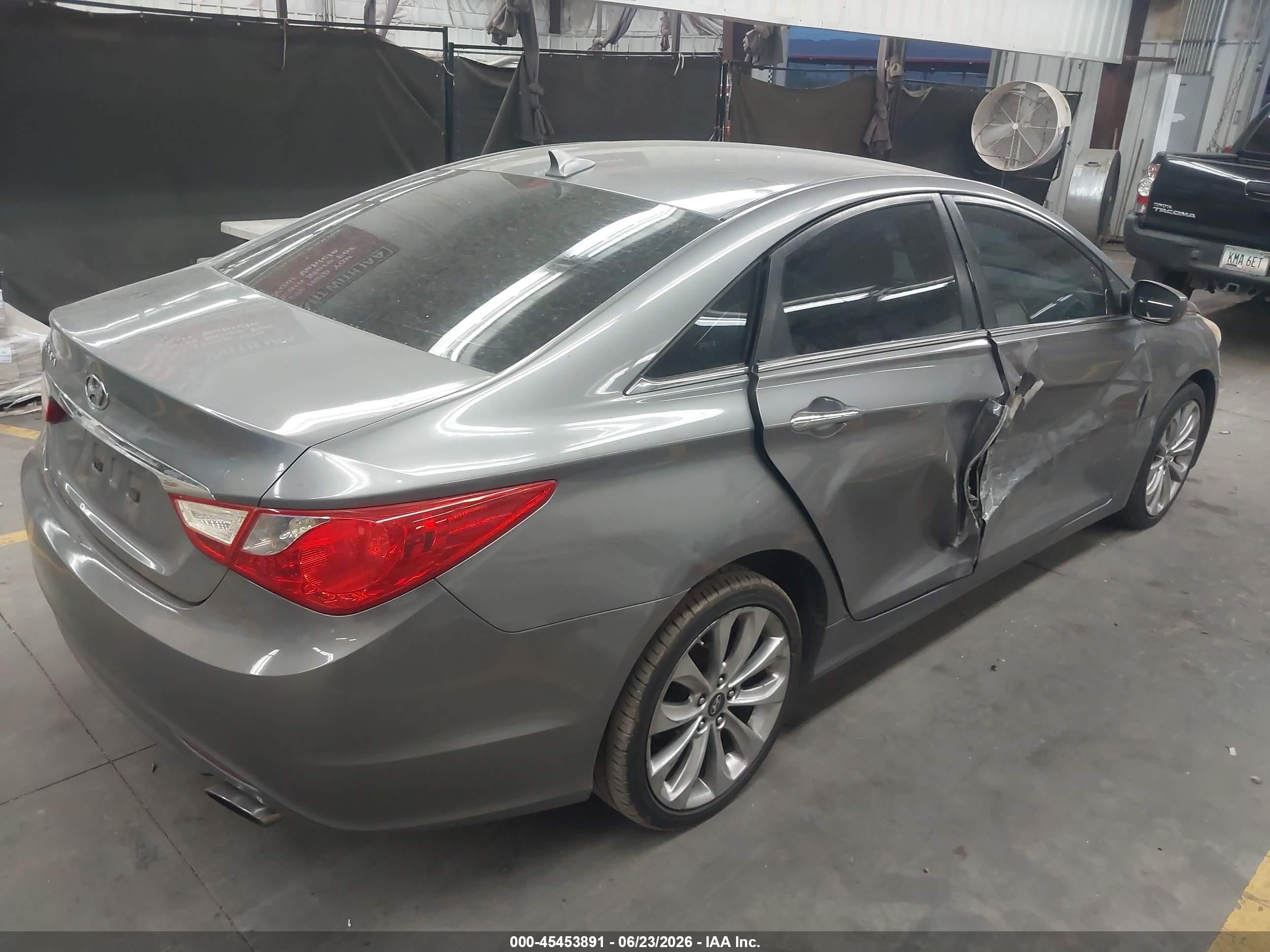 2011 Hyundai Sonata Se Gray vin: 5NPEC4AC4BH023915