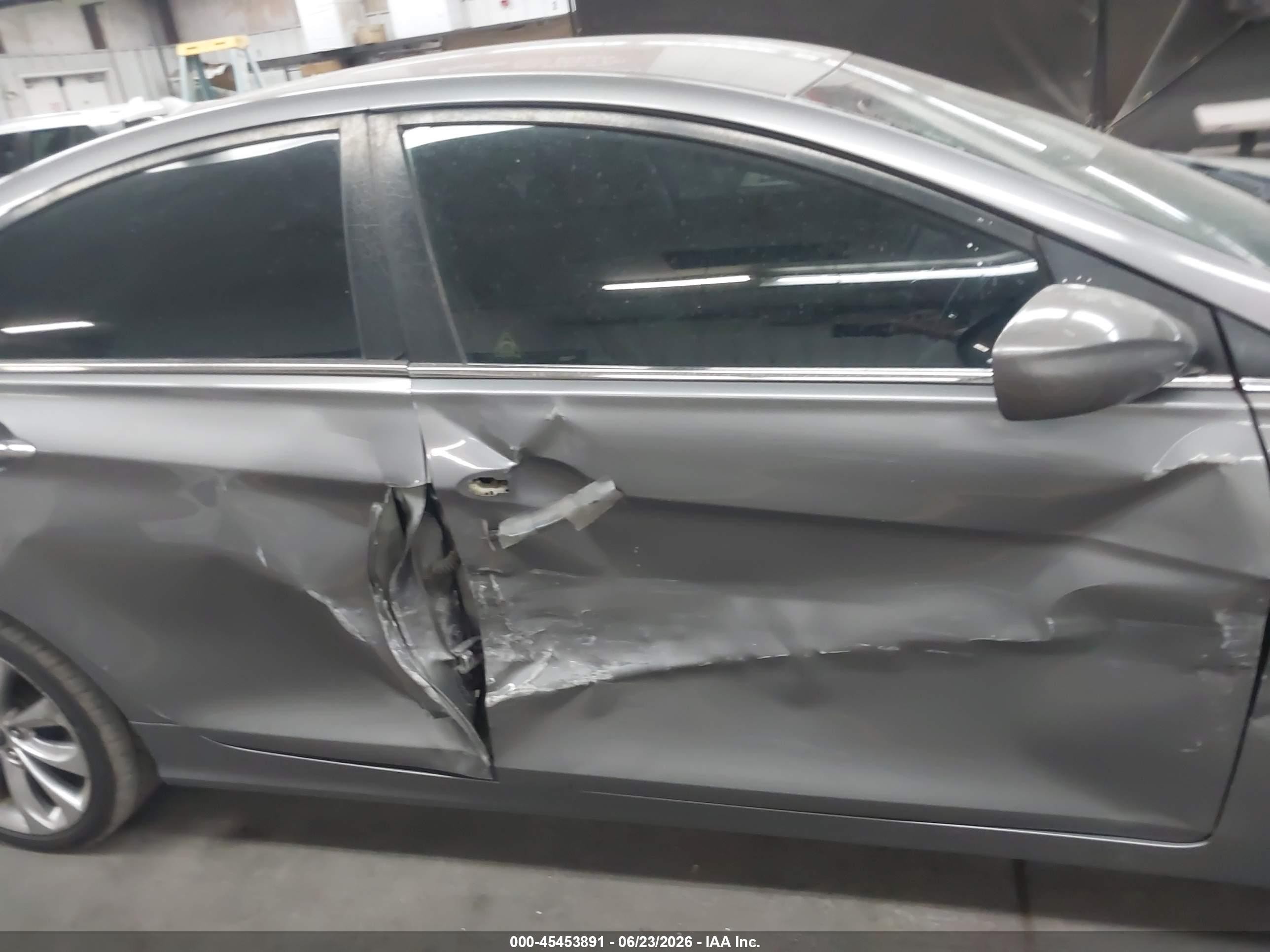2011 Hyundai Sonata Se Gray vin: 5NPEC4AC4BH023915