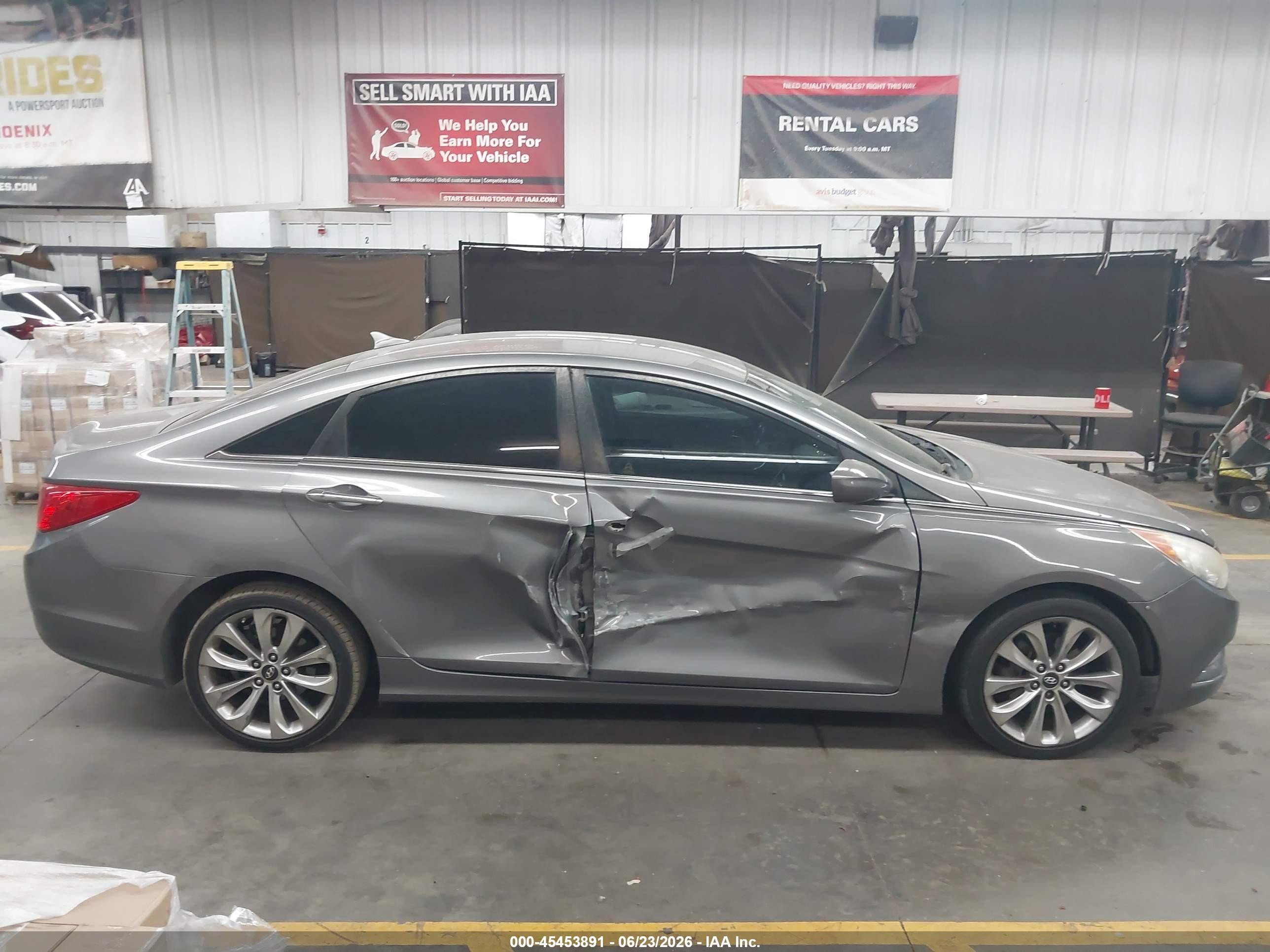 2011 Hyundai Sonata Se Gray vin: 5NPEC4AC4BH023915