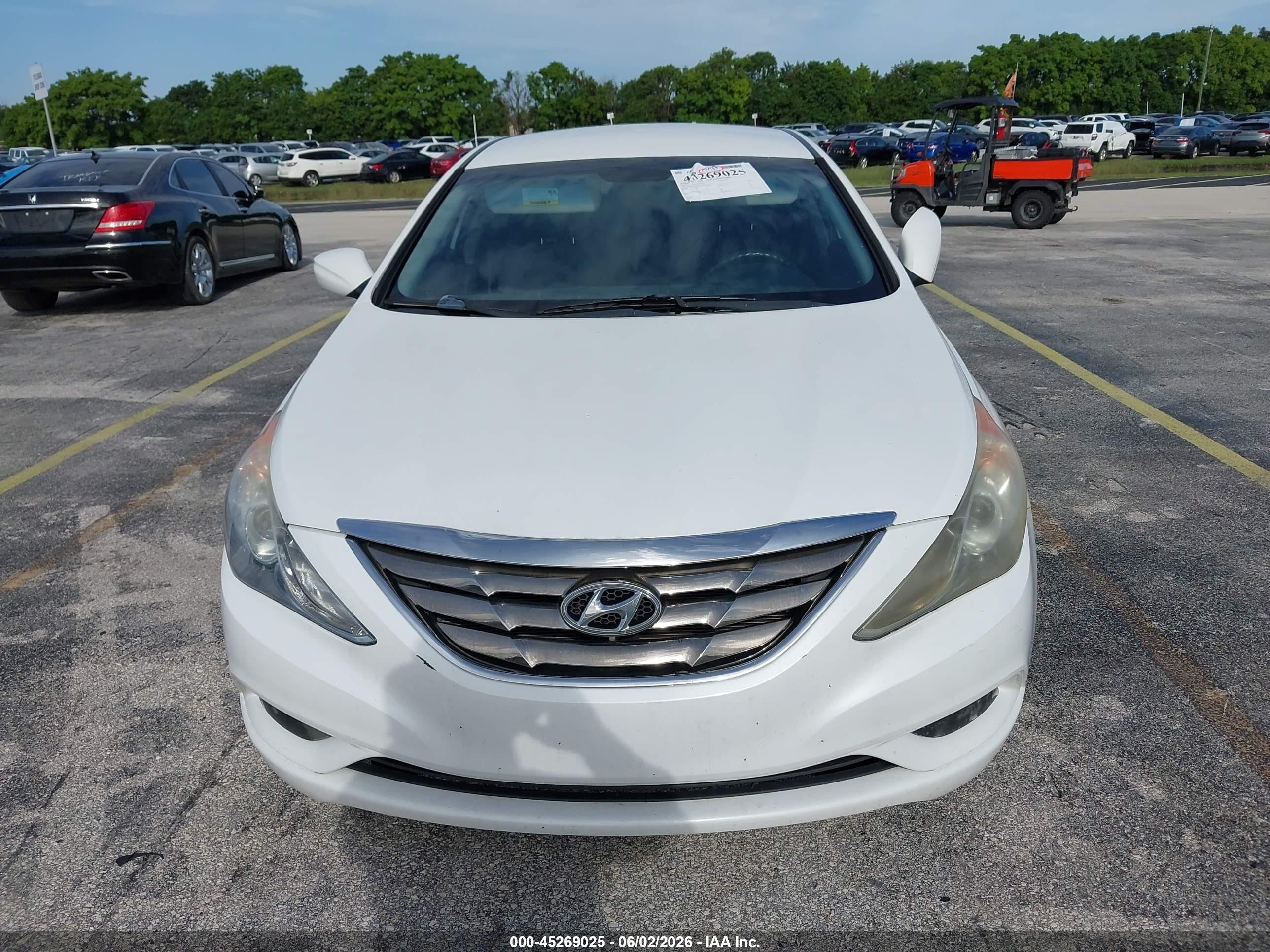 2011 Hyundai Sonata Se White vin: 5NPEC4AC4BH034929