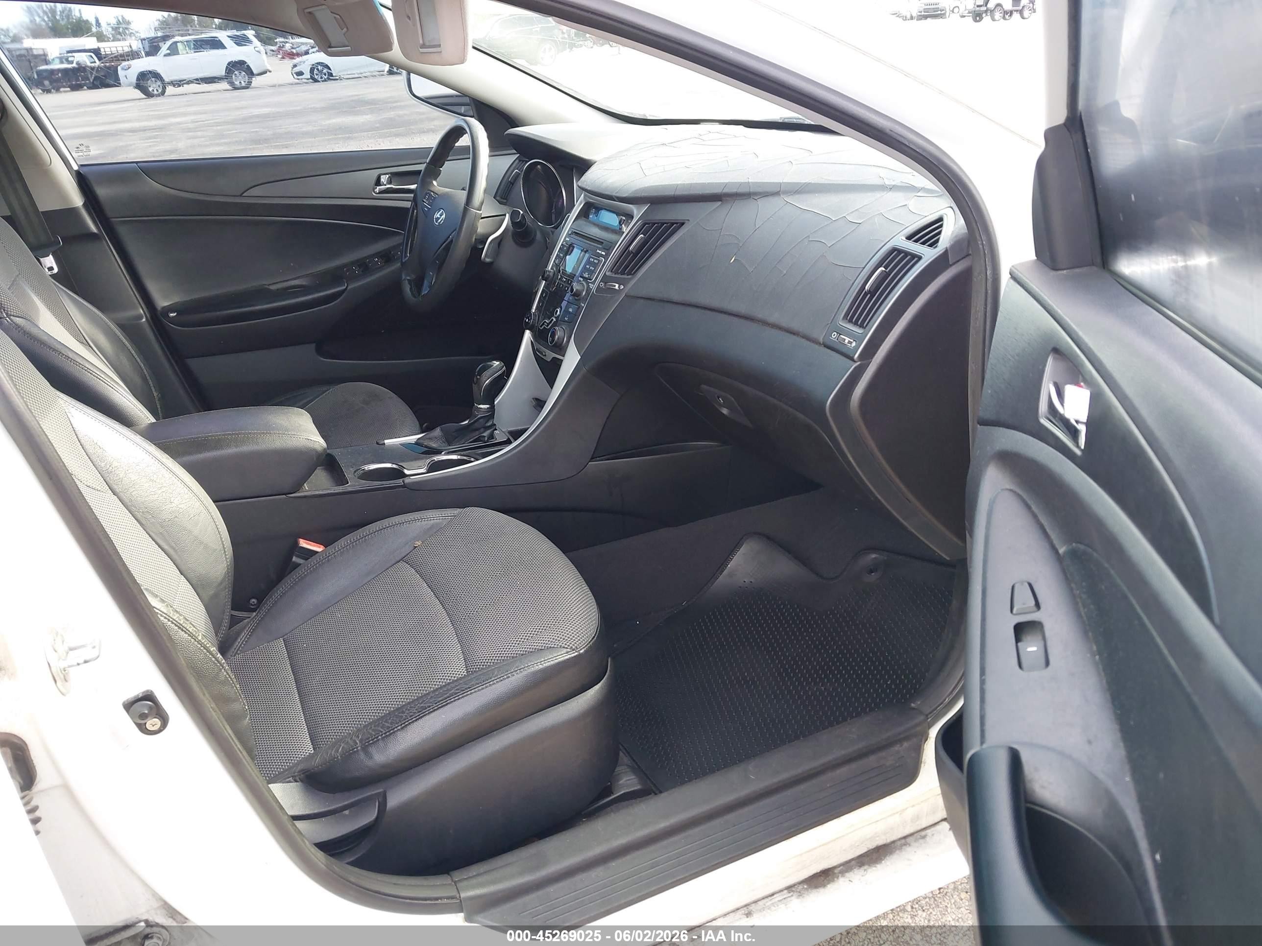 2011 Hyundai Sonata Se White vin: 5NPEC4AC4BH034929