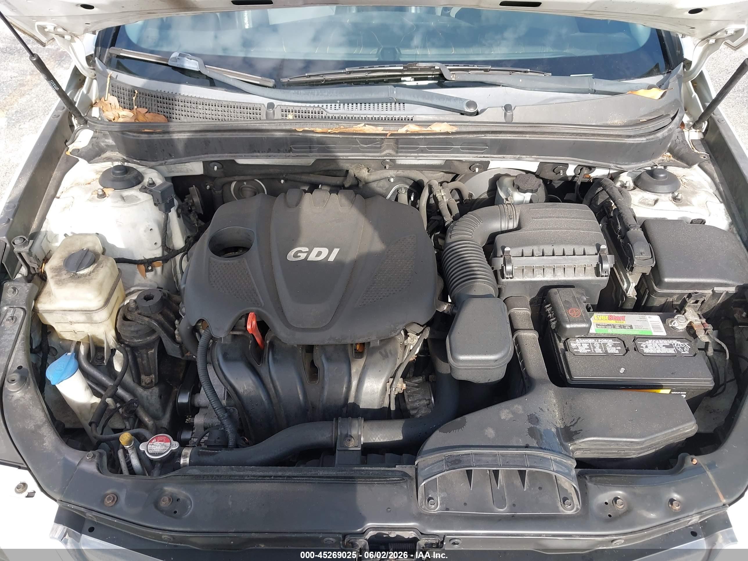 2011 Hyundai Sonata Se White vin: 5NPEC4AC4BH034929