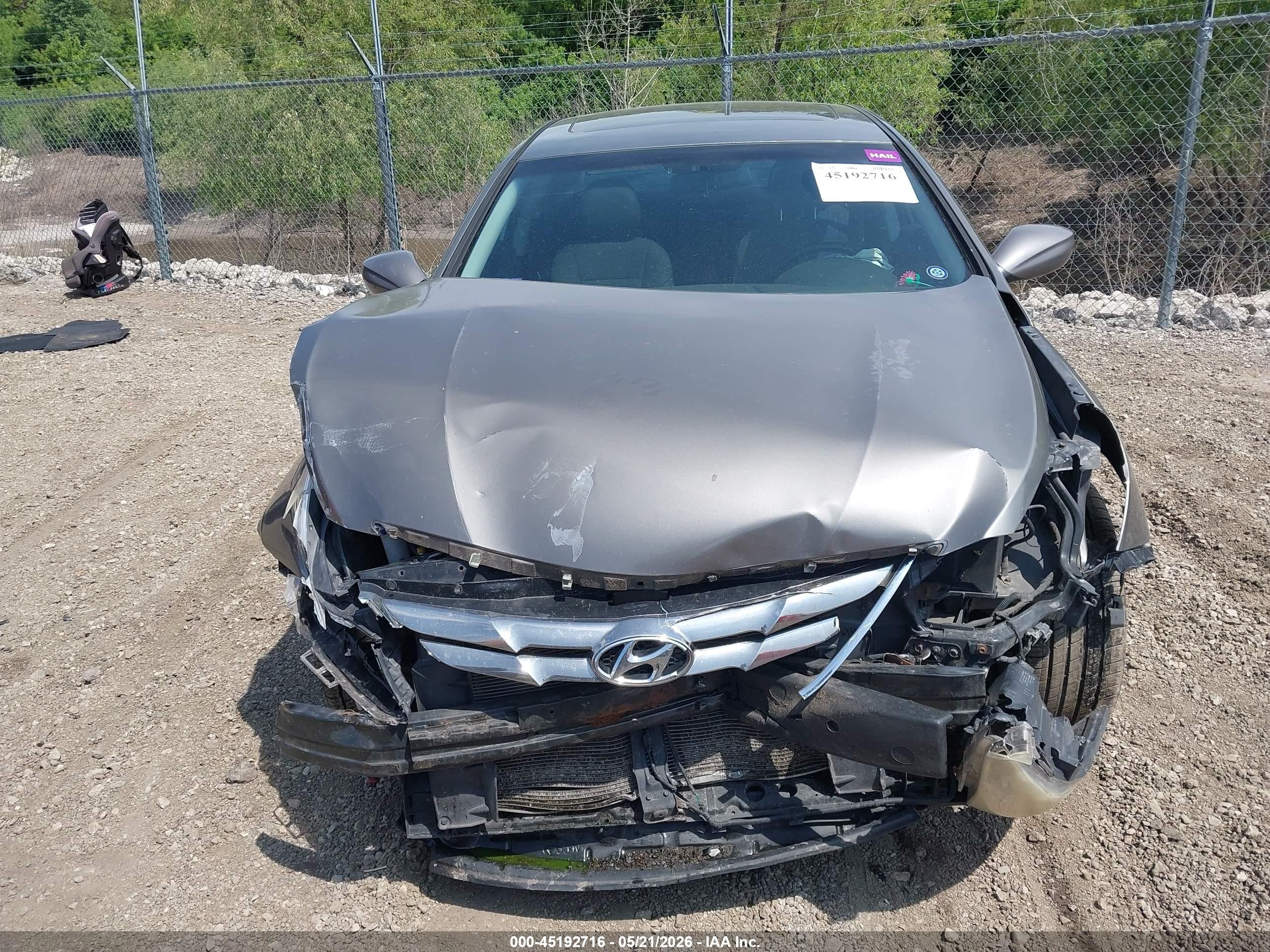 2011 Hyundai Sonata Se Gray vin: 5NPEC4AC4BH039497