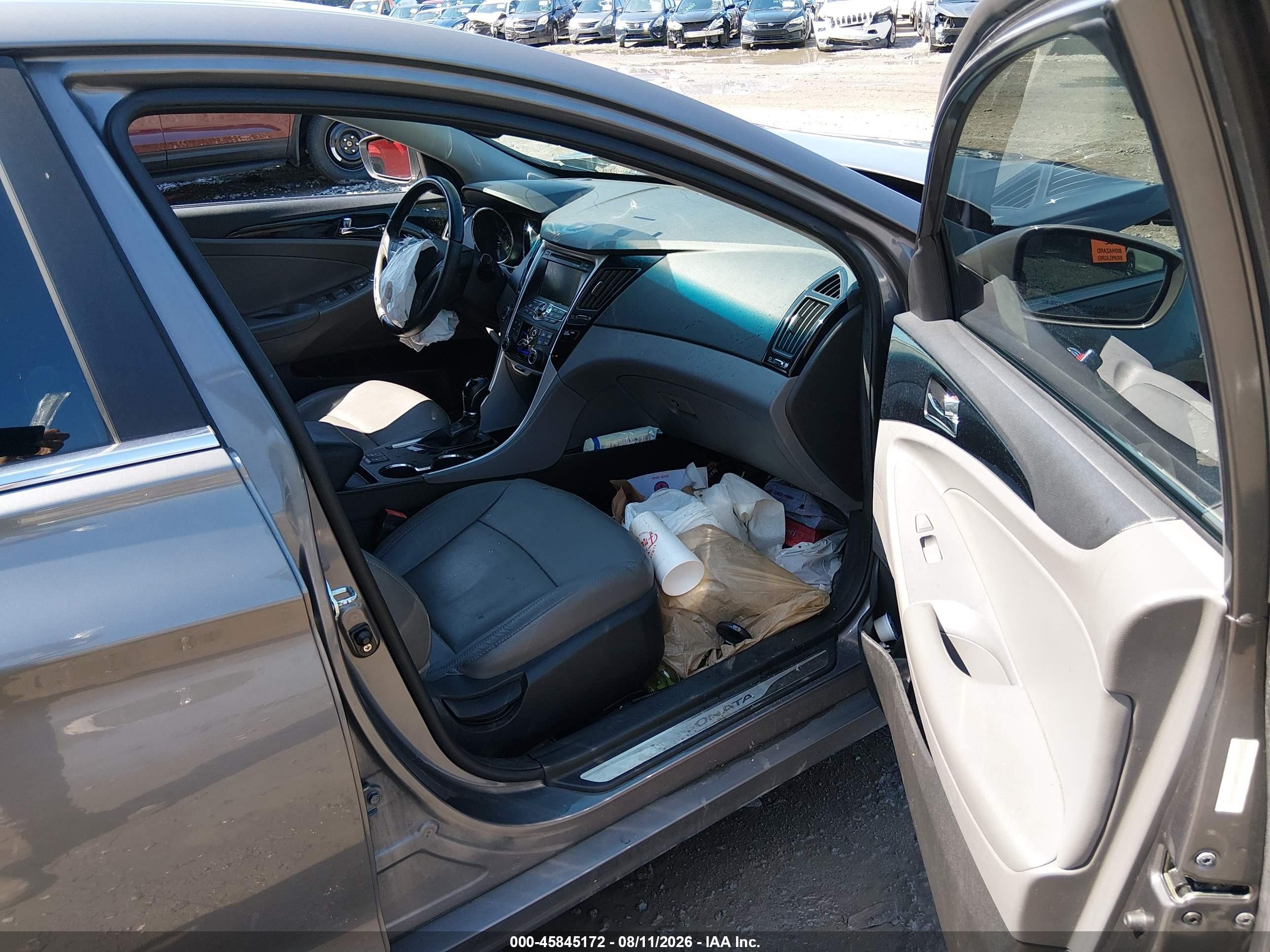 2011 Hyundai Sonata Limited Gray vin: 5NPEC4AC4BH047423