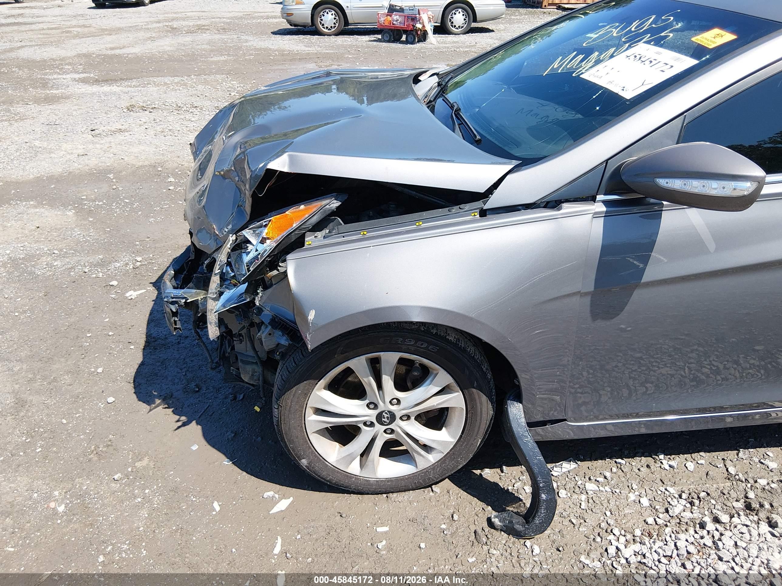 2011 Hyundai Sonata Limited Gray vin: 5NPEC4AC4BH047423