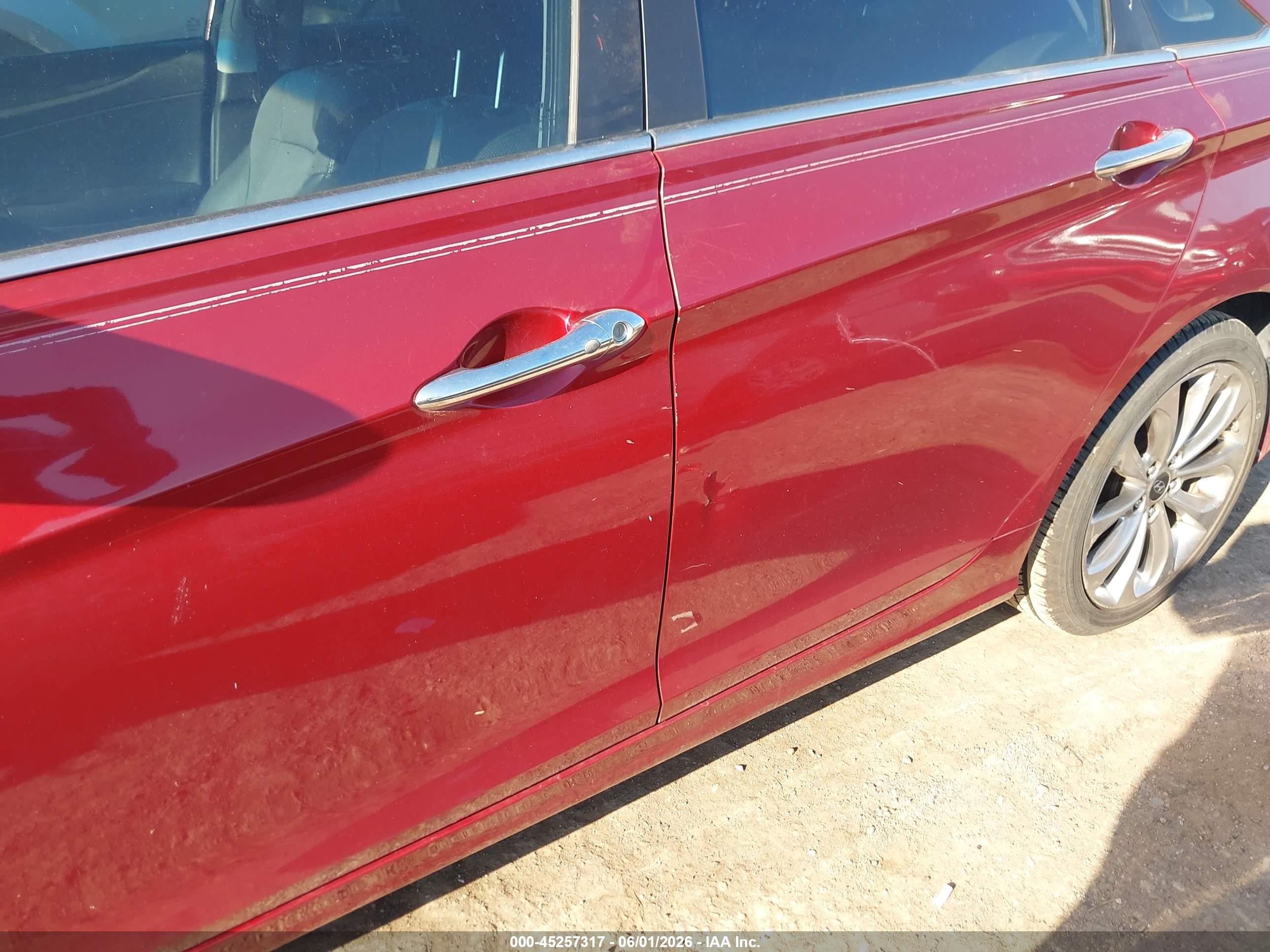 2011 Hyundai Sonata Se Red vin: 5NPEC4AC4BH050046