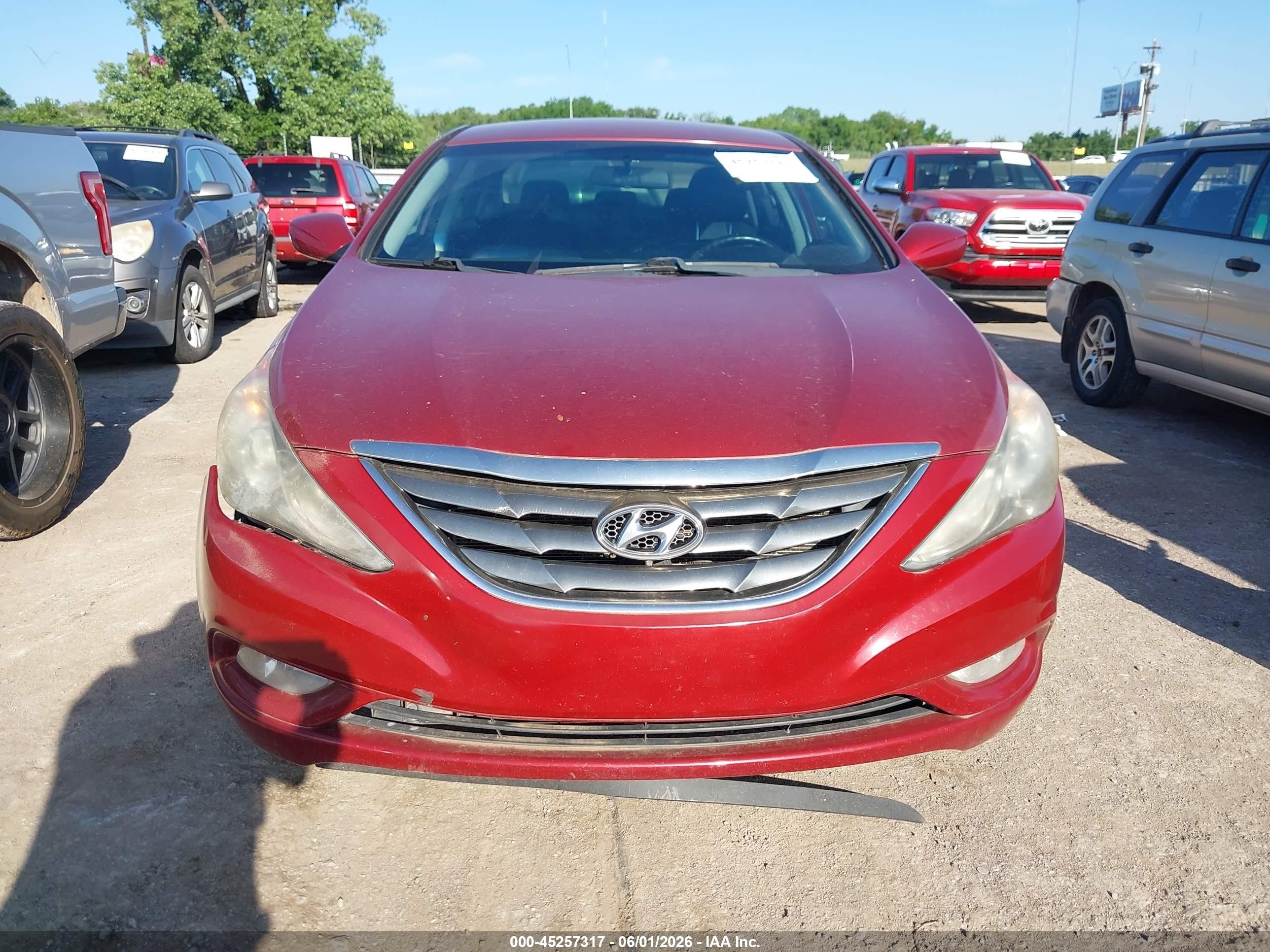 2011 Hyundai Sonata Se Red vin: 5NPEC4AC4BH050046