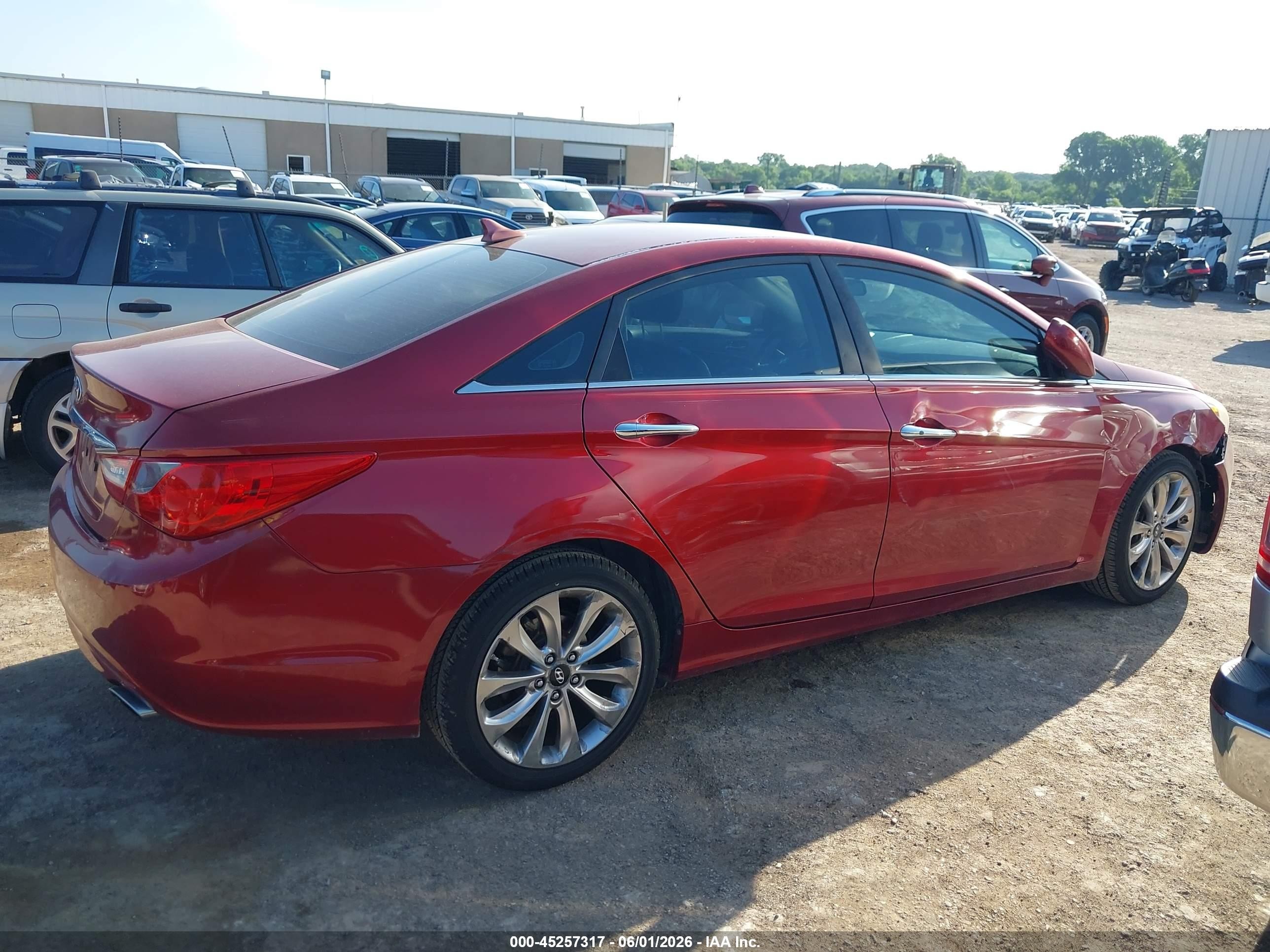 2011 Hyundai Sonata Se Red vin: 5NPEC4AC4BH050046