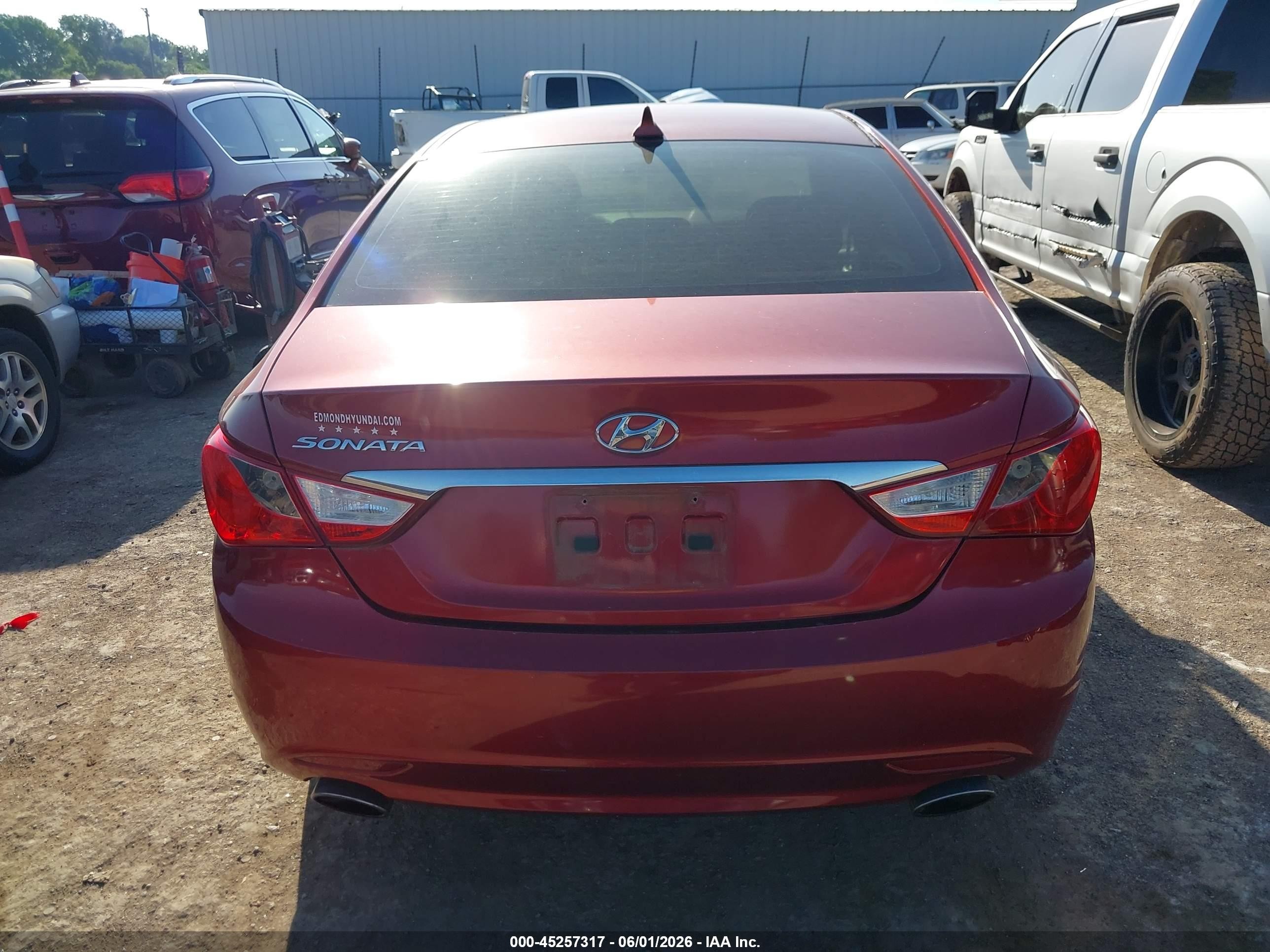2011 Hyundai Sonata Se Red vin: 5NPEC4AC4BH050046
