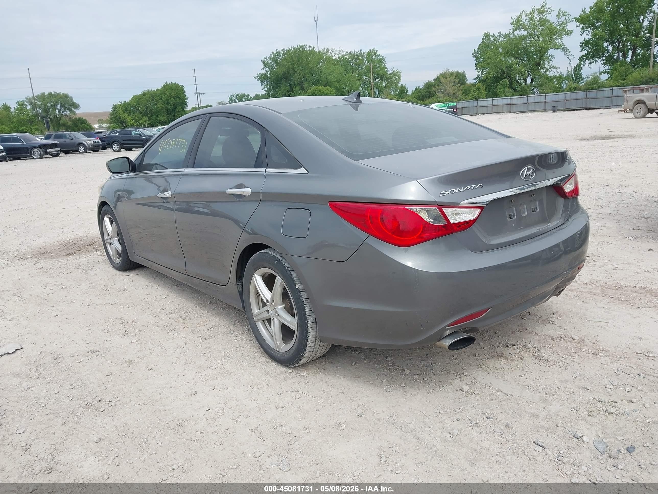 2011 Hyundai Sonata Se Gray vin: 5NPEC4AC4BH067493