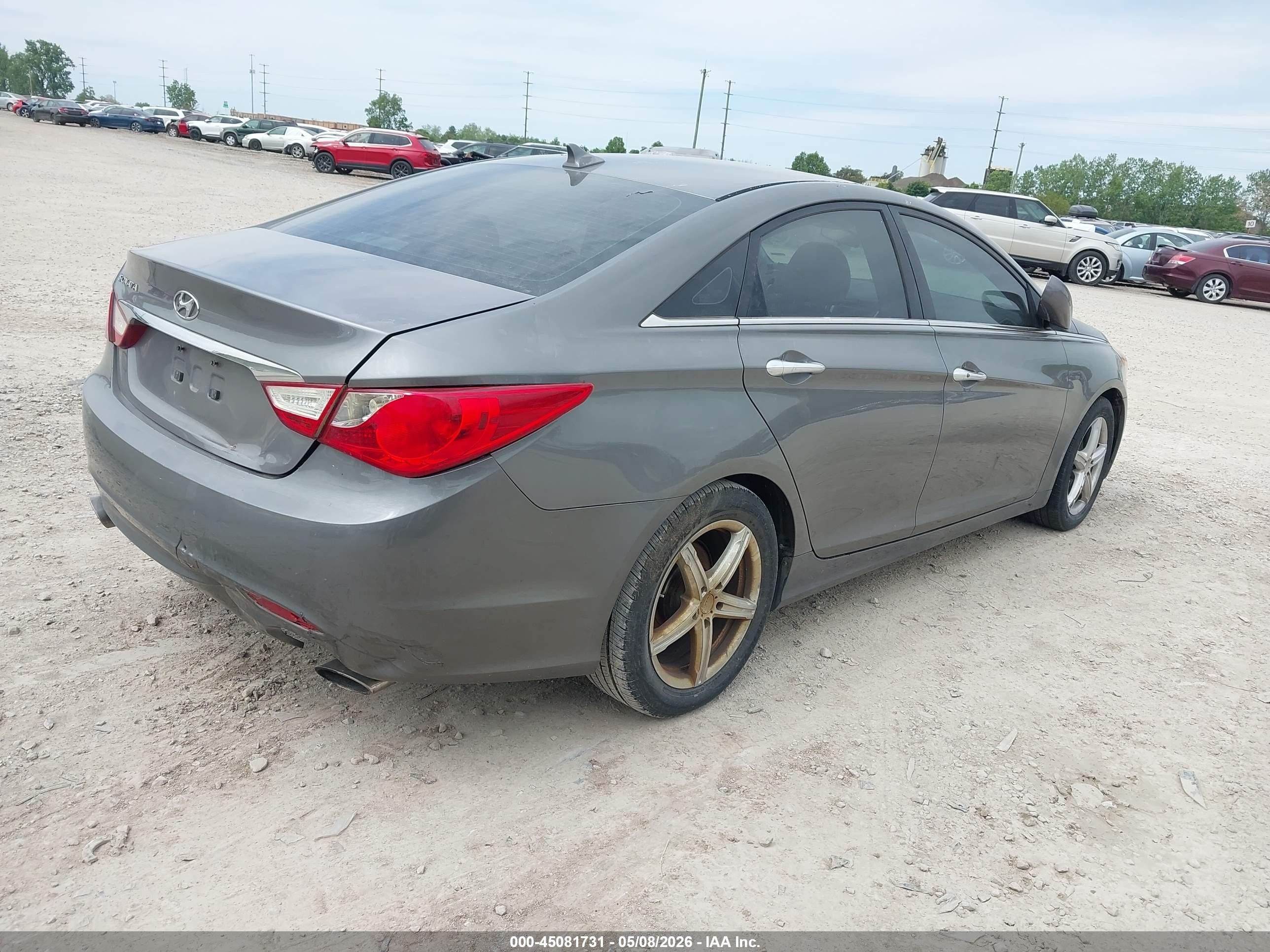 2011 Hyundai Sonata Se Gray vin: 5NPEC4AC4BH067493