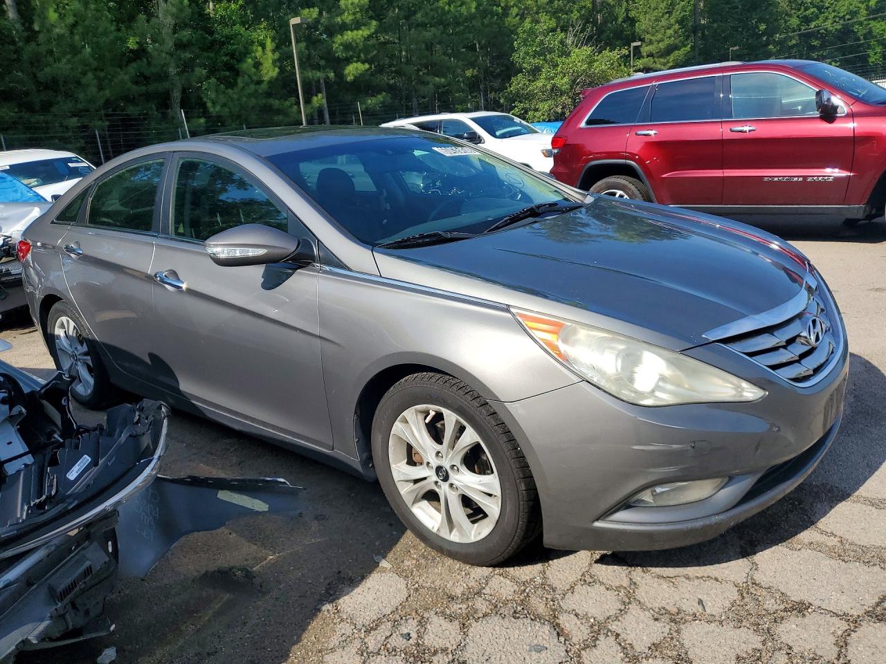 2011 Hyundai Sonata Limited Gray vin: 5NPEC4AC4BH078171