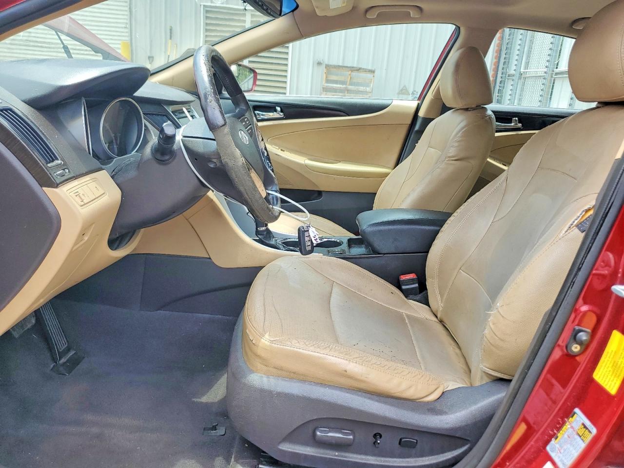 2011 Hyundai Sonata Limited Red vin: 5NPEC4AC4BH105210